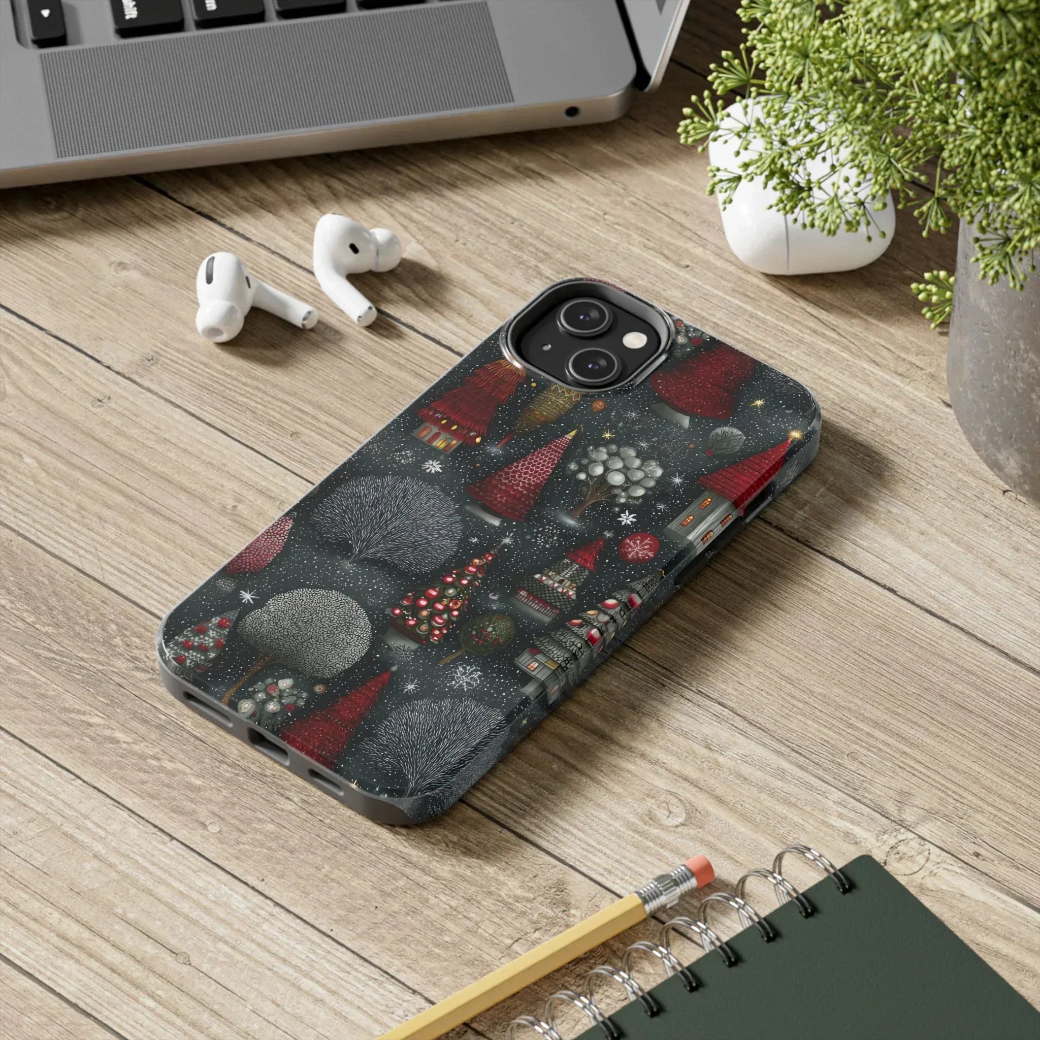 Frosted Fir Magic Phone Case for iPhone 11-17 - KARARMDESIGN