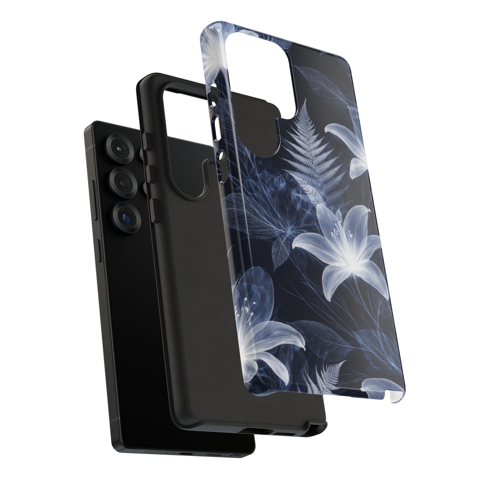 Moonlight Garden Phone Case for iPhone 11-17 and Galaxy S20-S26