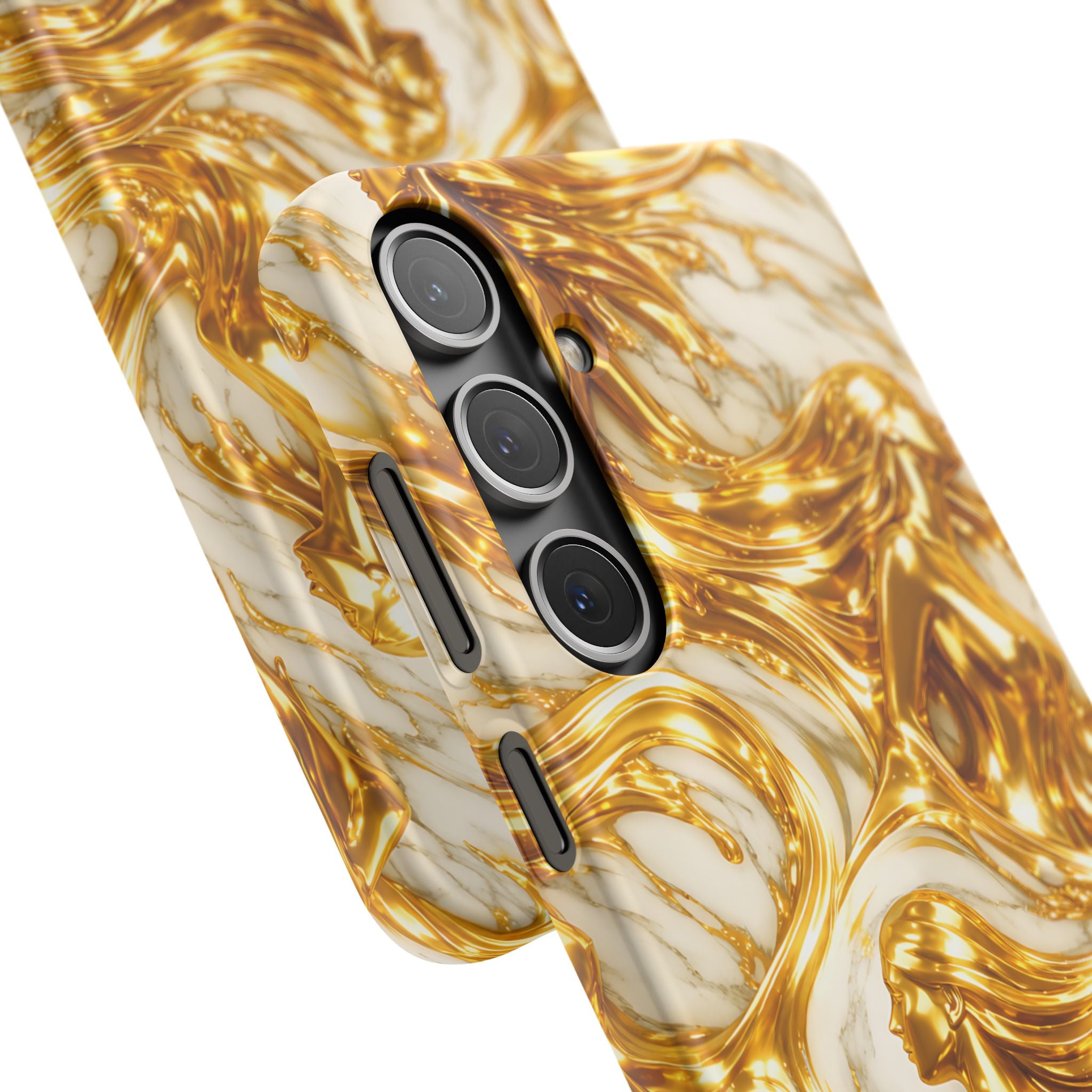Divine Gold Woman Snap Phone Case for iPhone & Galaxy
