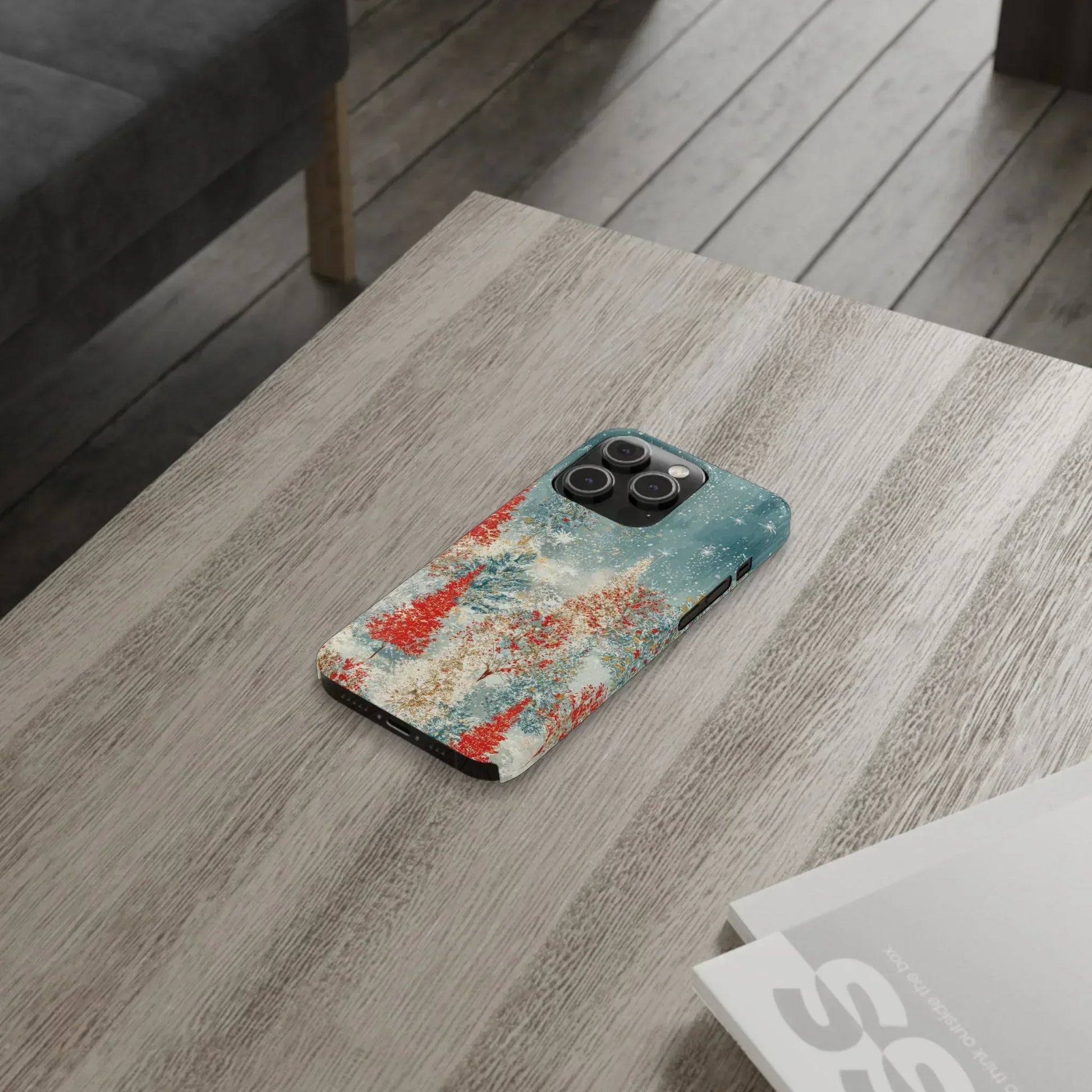 Snowy Forest Phone Case for iPhone 11-17 - KARARMDESIGN