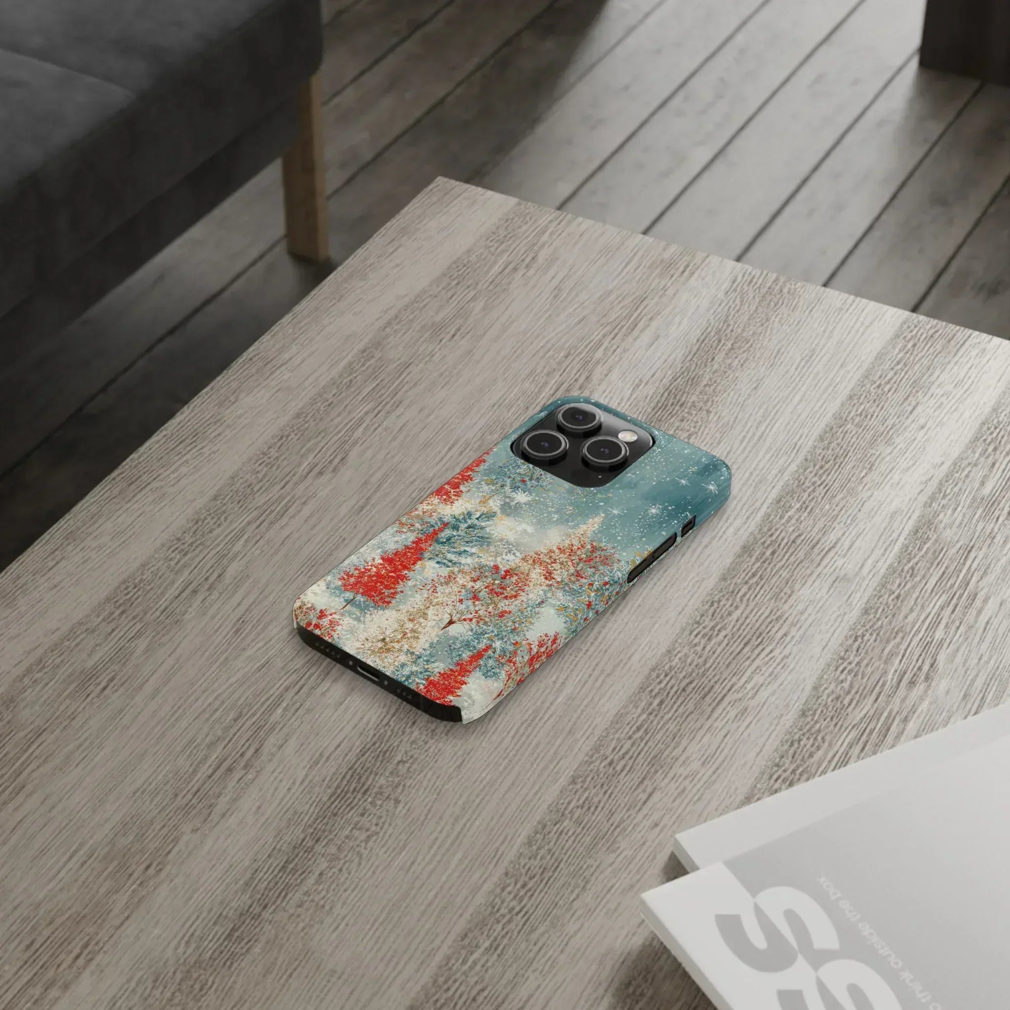 Snowy Forest Phone Case for iPhone 11-17 - KARARMDESIGN