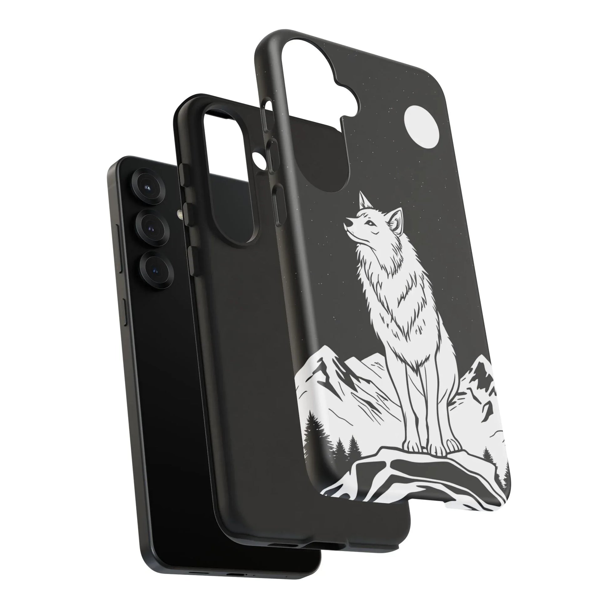 Majestic Wolf Phone Case for iPhone and Galaxy - KARARMDESIGN