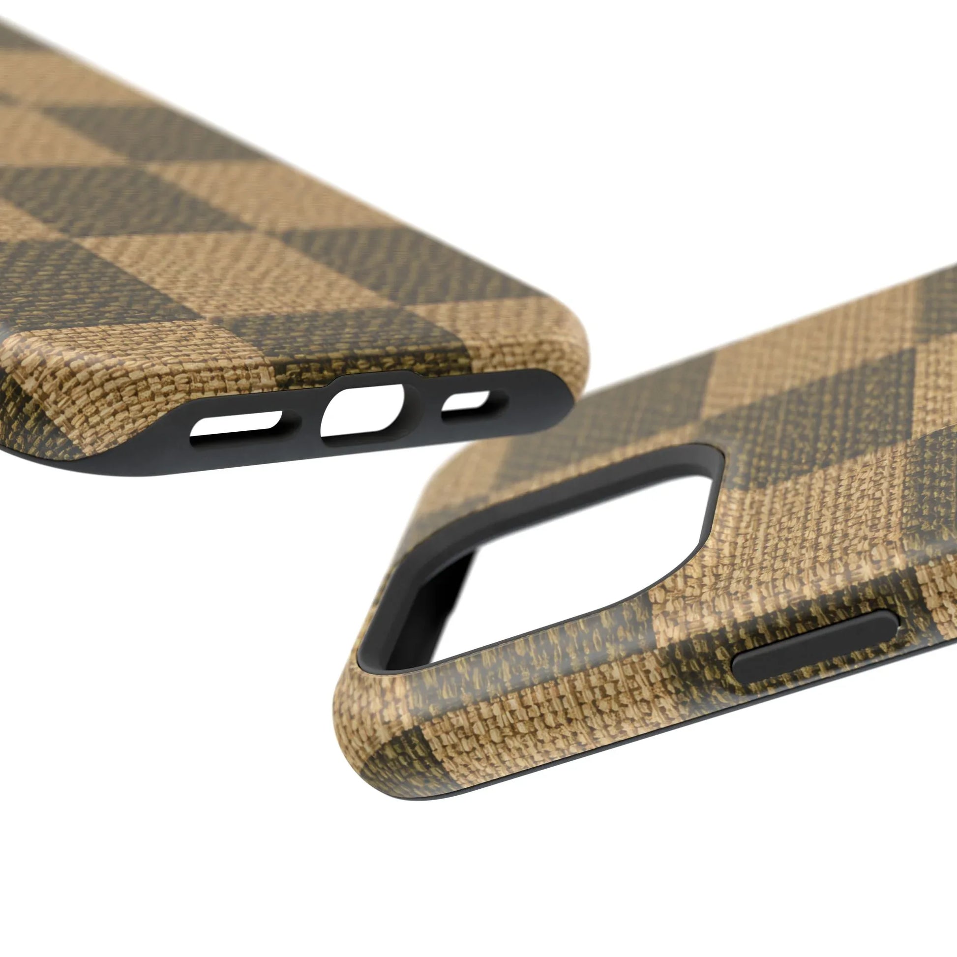 Rustic Woven Phone Case for iPhone 11-17 and Galaxy S21-S22 - KARARMDESIGN
