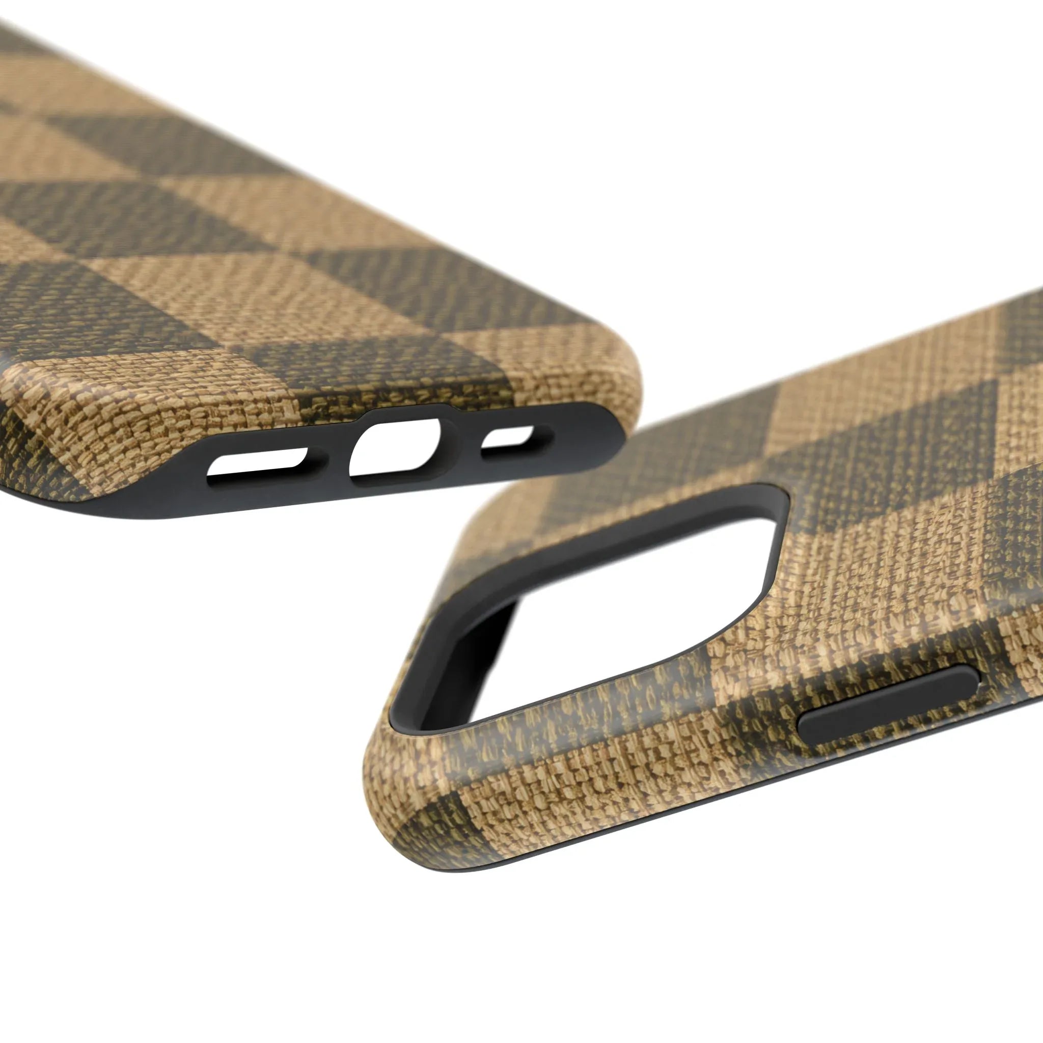 Rustic Woven Phone Case for iPhone 11-17 and Galaxy S21-S22 - KARARMDESIGN