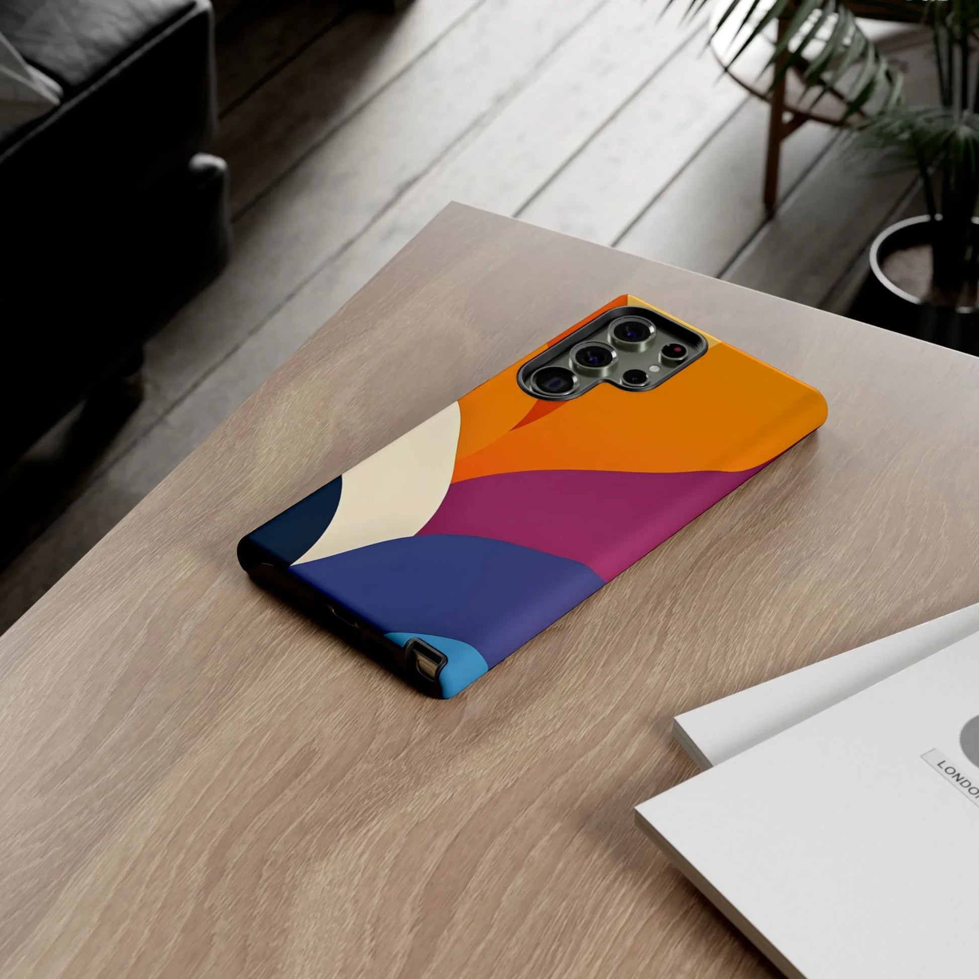 Vibrant Abstract Design Phone Case for iPhone and Galaxy - KARARMDESIGN