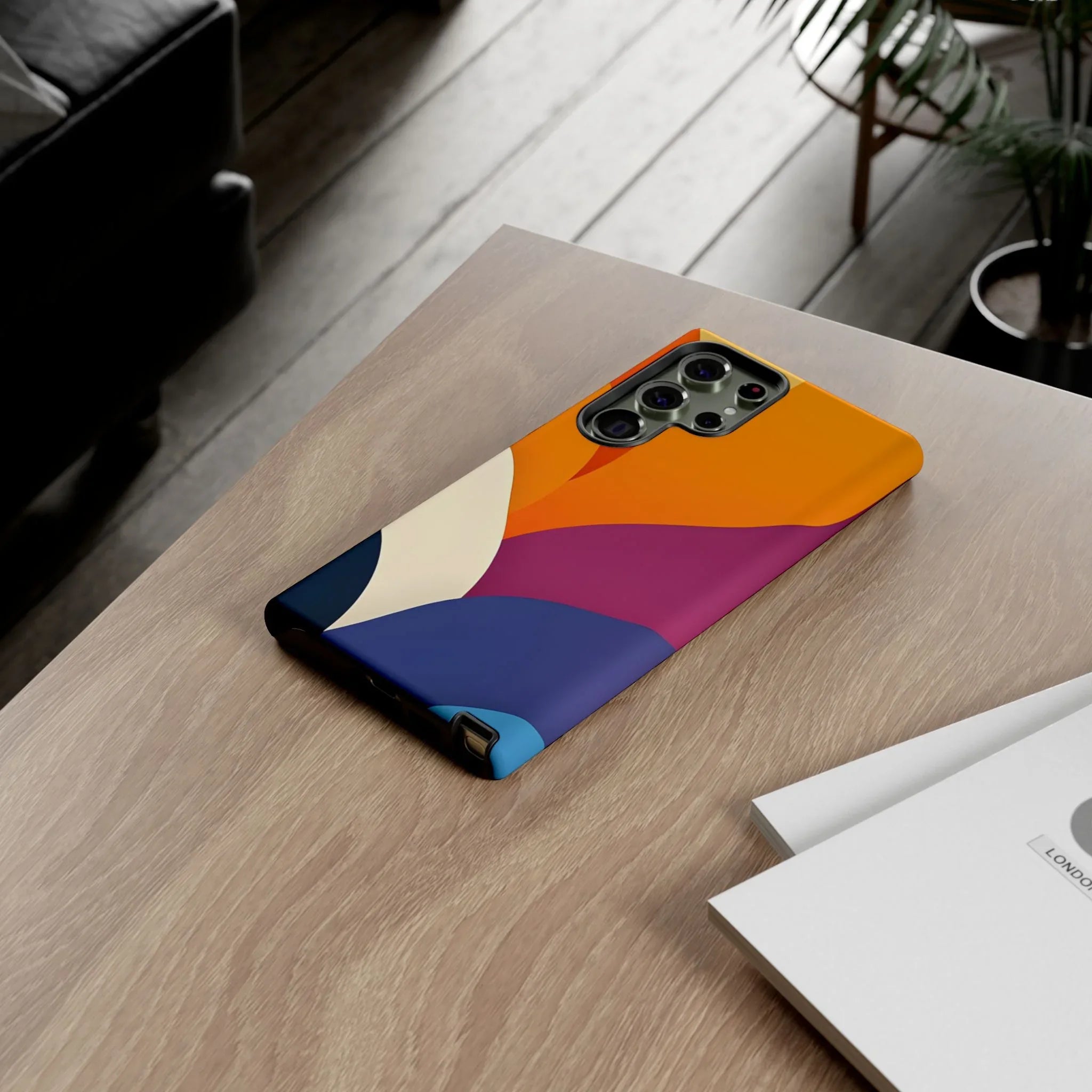 Vibrant Abstract Design Phone Case for iPhone and Galaxy - KARARMDESIGN