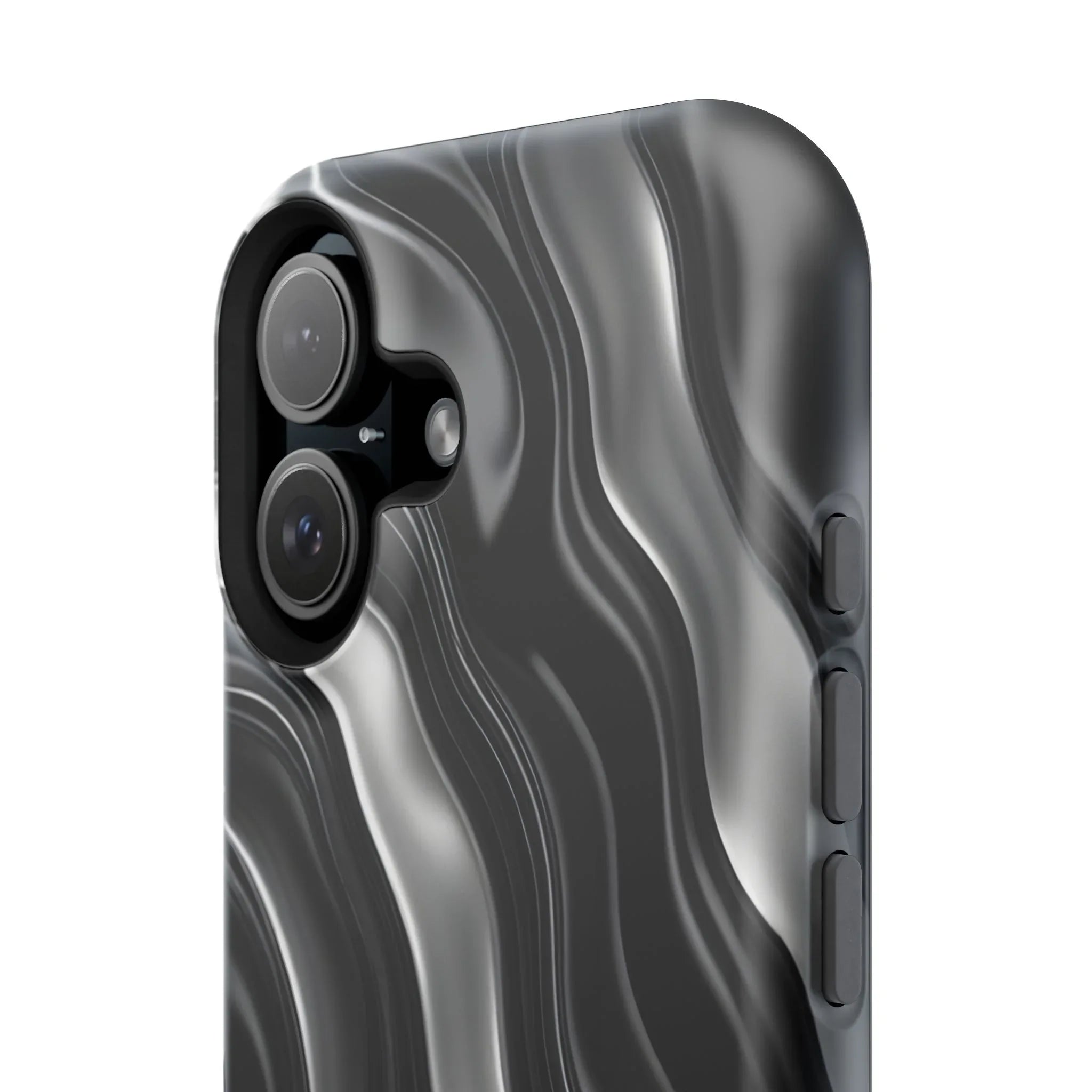 Wavy Illusion Marble Phone Case for iPhone 13-17 - KARARMDESIGN