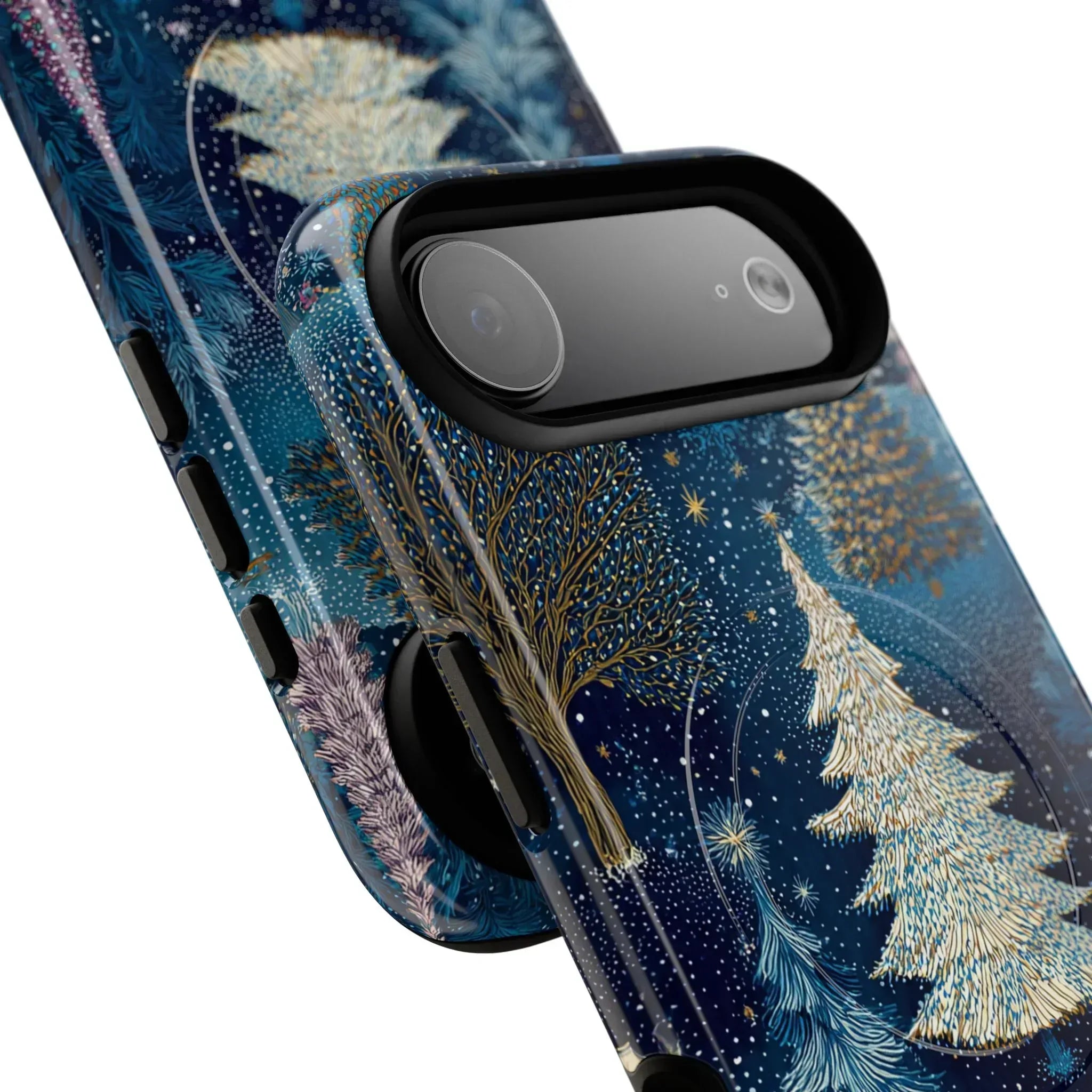 Midnight Sparkle Forest Phone Case for iPhone 13-17 - KARARMDESIGN
