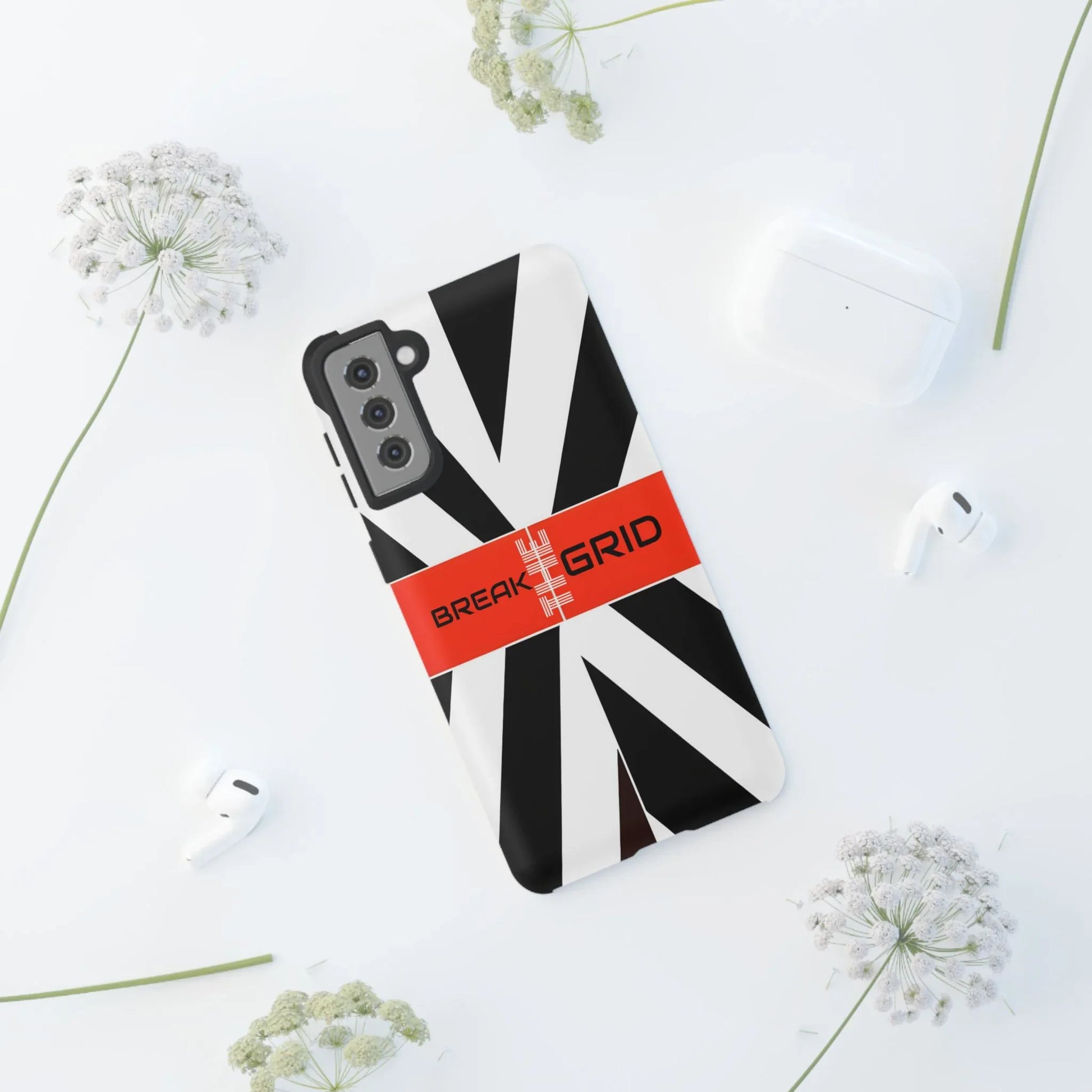 Break The Grid Phone Case for iPhone 11–16 and Galaxy S20–S25 - KARARMDESIGN