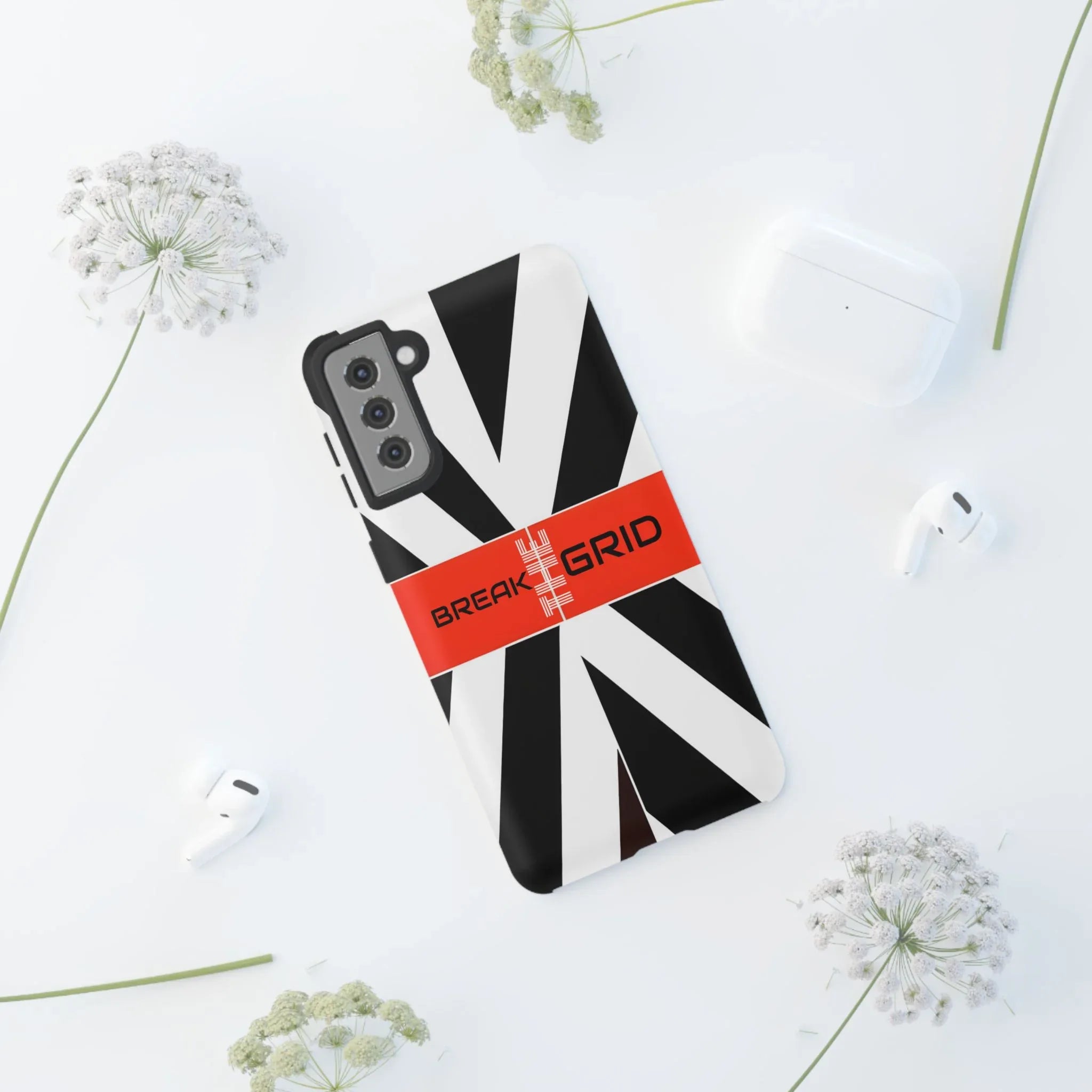 Break The Grid Phone Case for iPhone 11–16 and Galaxy S20–S25 - KARARMDESIGN