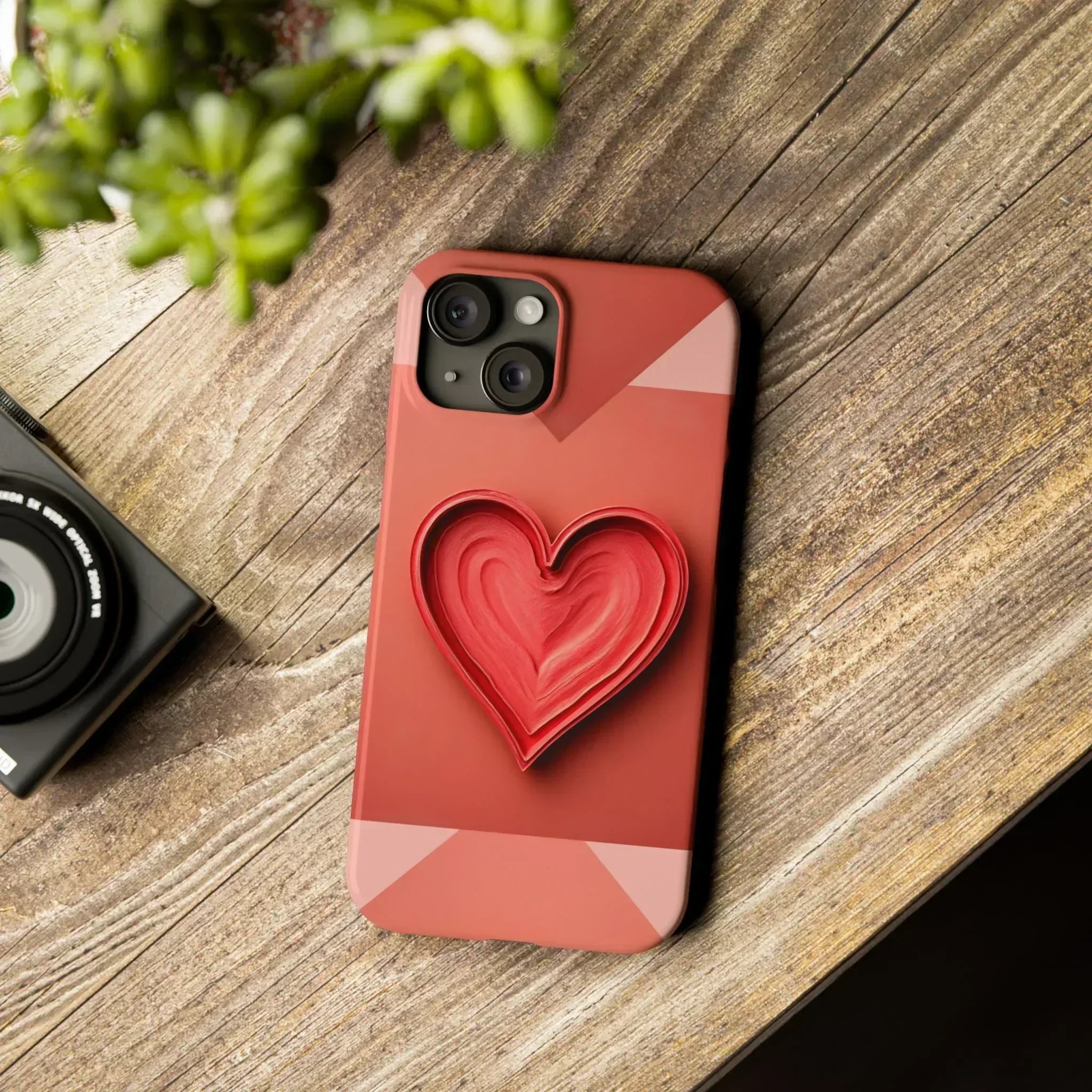 Heart Design Phone Case for iPhone 11-17 - KARARMDESIGN