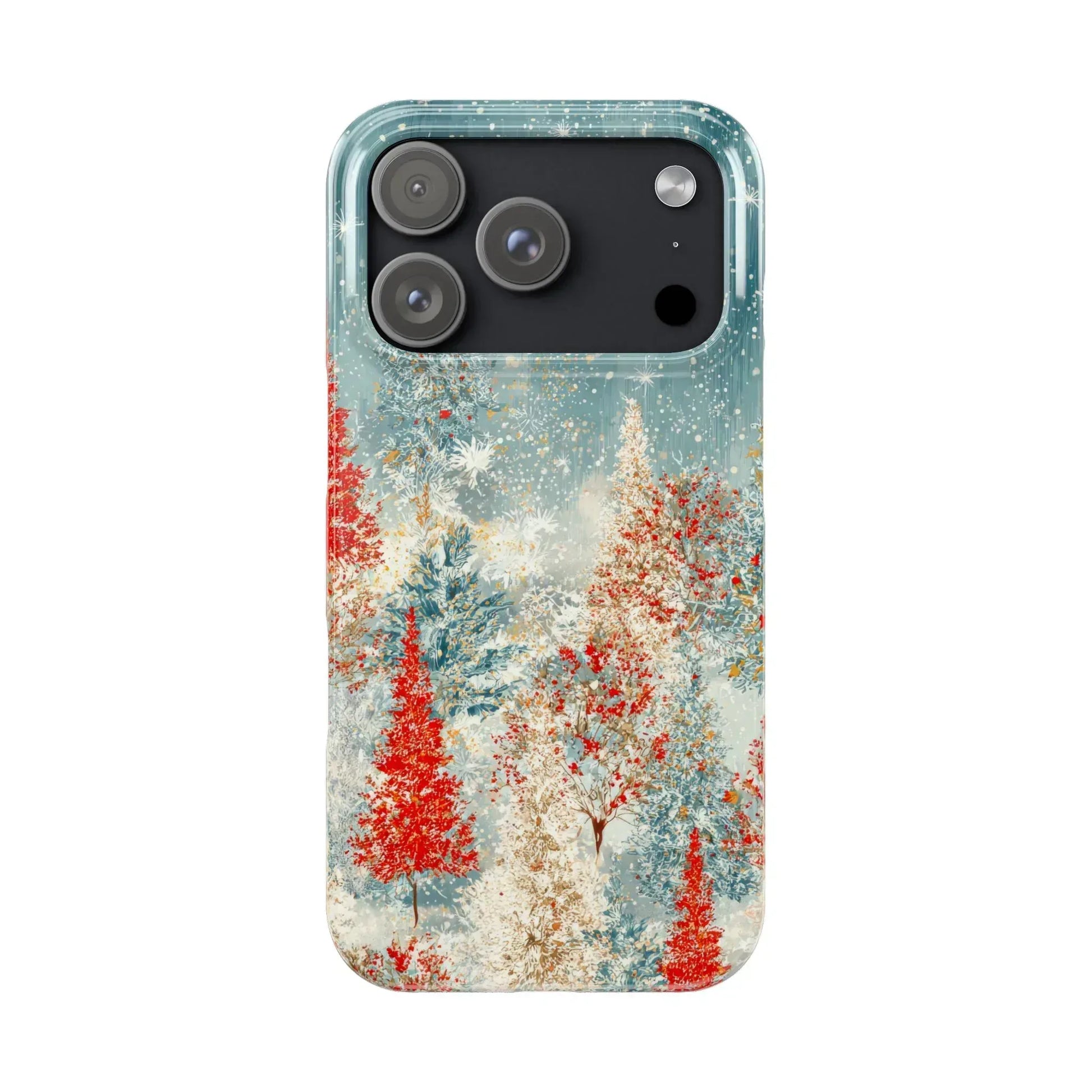Snowy Forest Phone Case for iPhone 11-17 - KARARMDESIGN