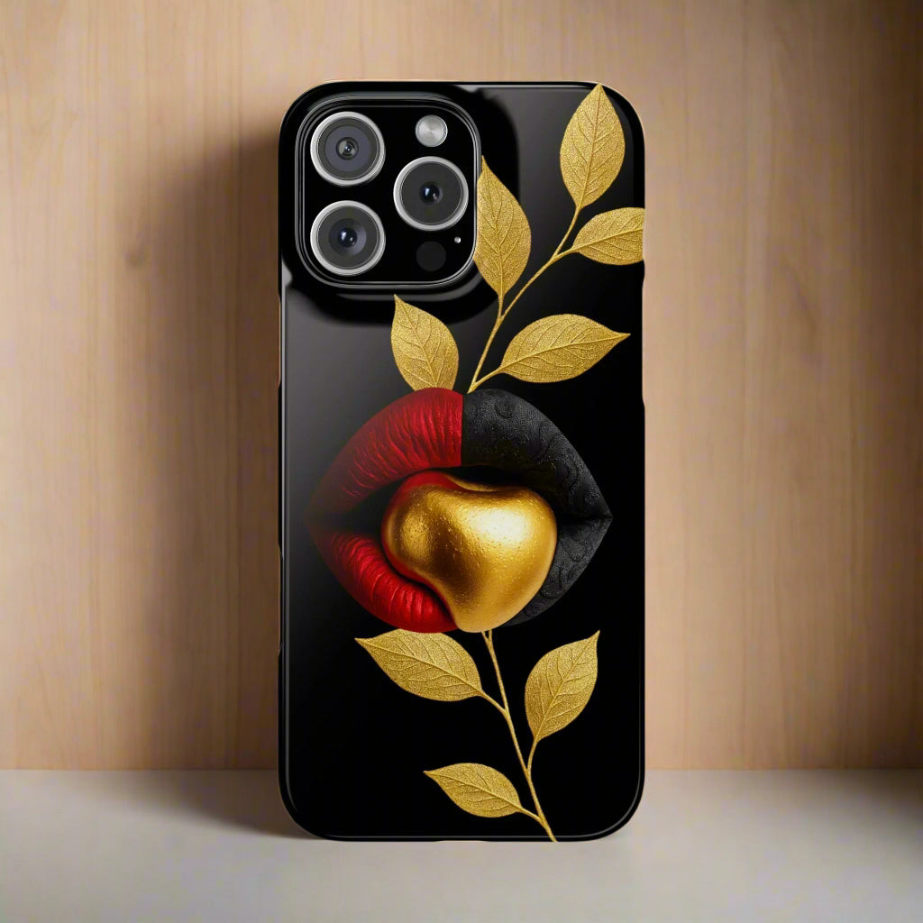 Gilded Expression Phone Case for iPhone 7-17 Models - KARARMDESIGN