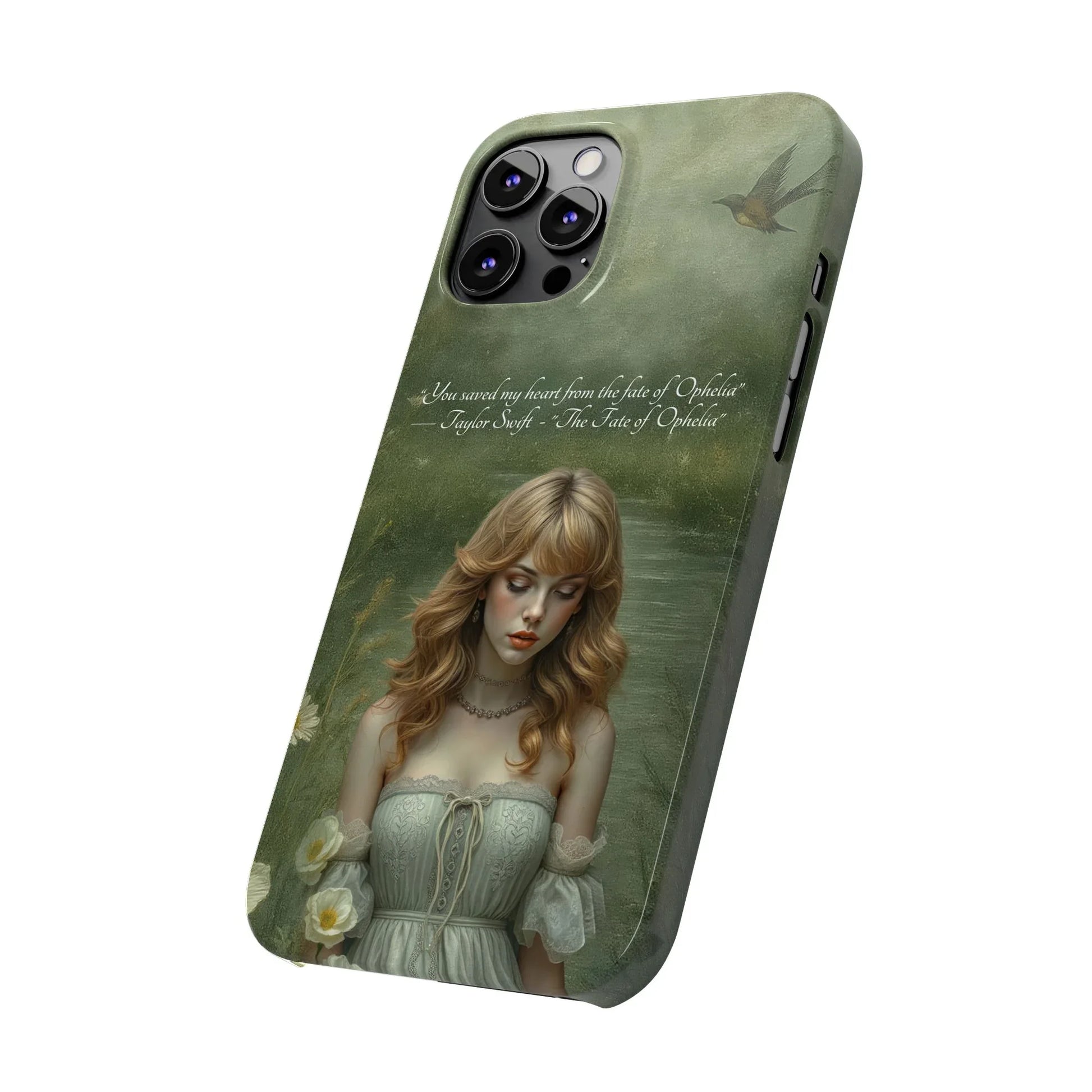 "Melancholic Ophelia" Phone Case for iPhone 11-17 - KARARMDESIGN