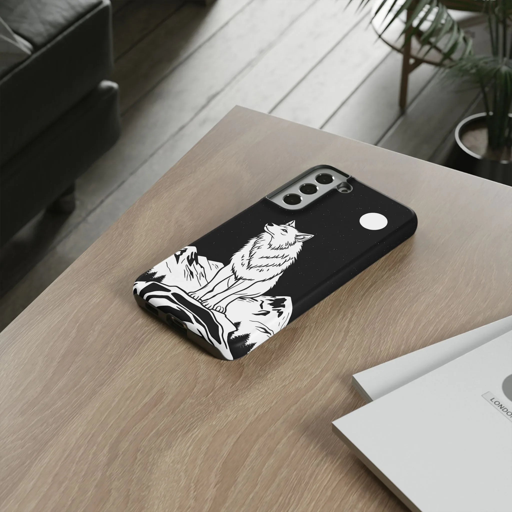 Majestic Wolf Phone Case for iPhone and Galaxy - KARARMDESIGN