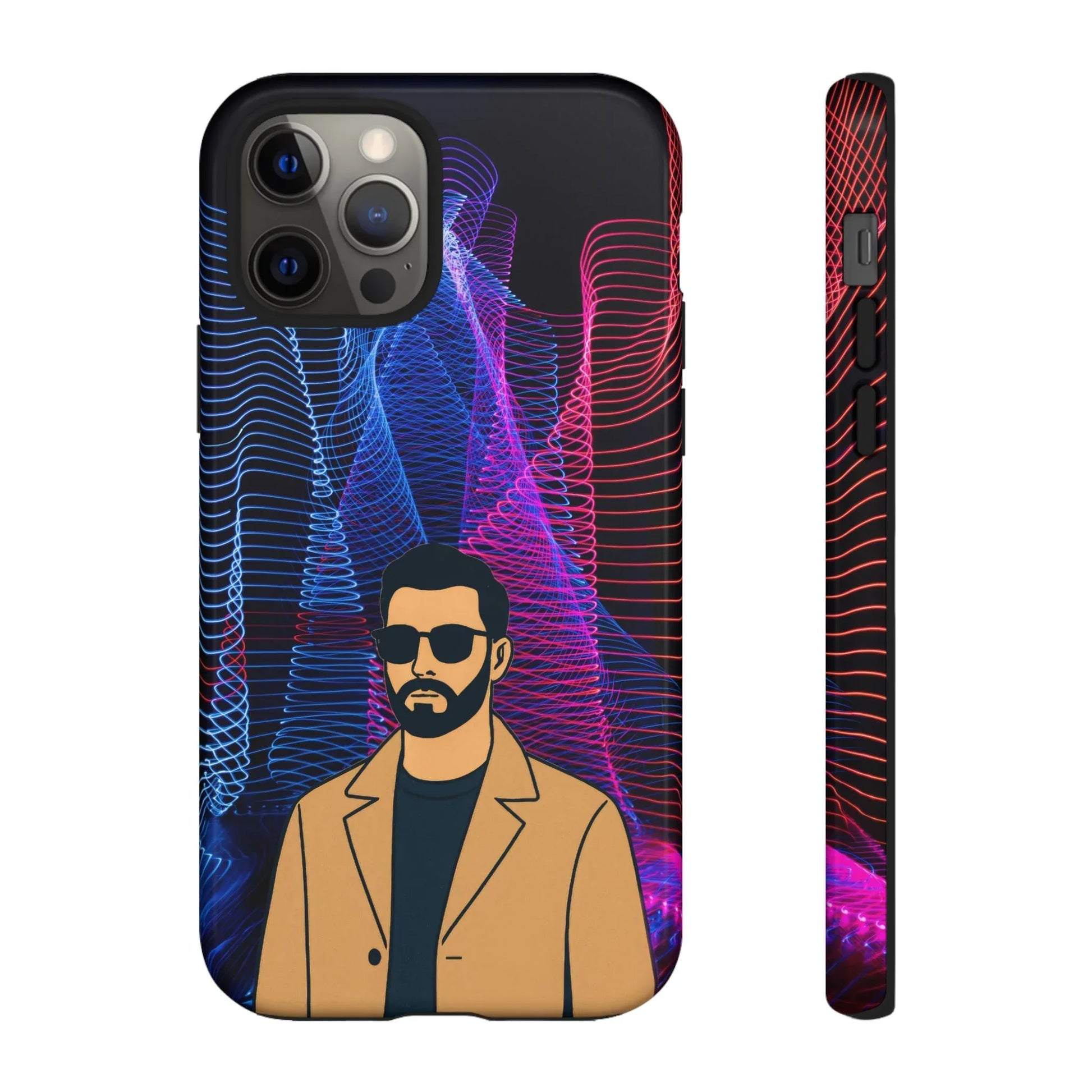 Bearded Style Phone Case for iPhone 11-17 and Galaxy S20-S25 - KARARMDESIGN