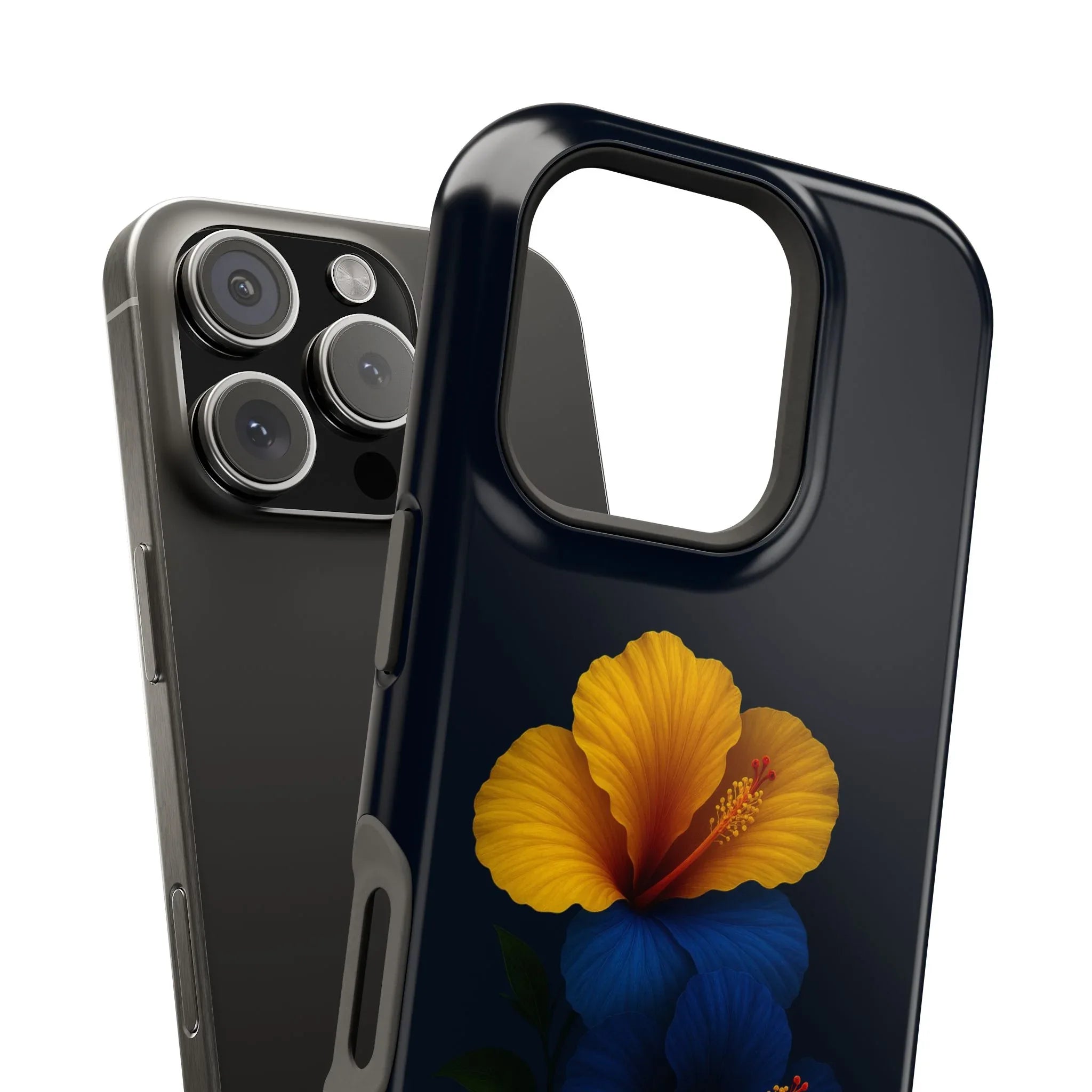 Elegant Hibiscus Phone Case for iPhone 11-17 and Galaxy S21-S22 - KARARMDESIGN