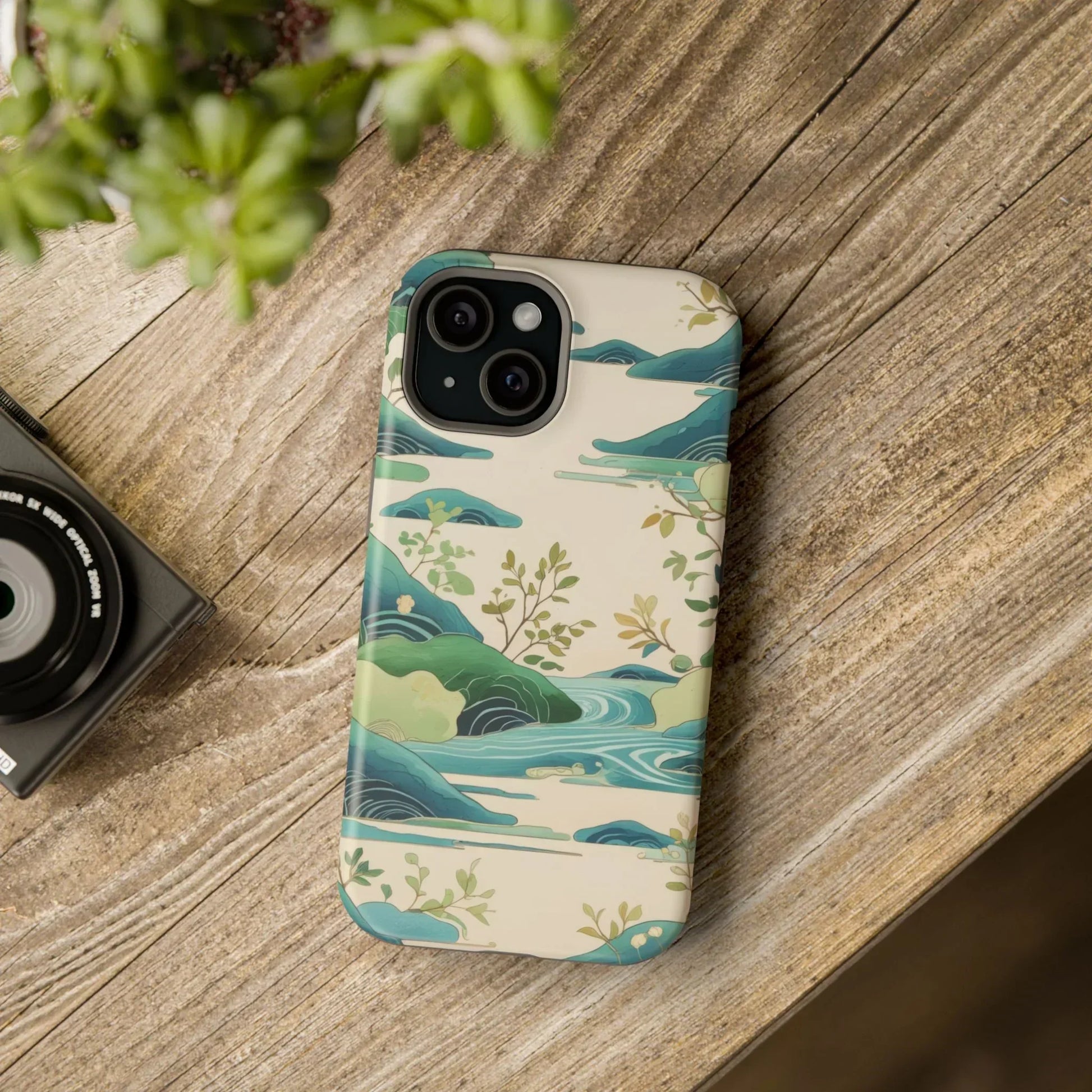 Nature Landscape Phone Case for iPhone 12-16 and Samsung Galaxy S21-S22 Models - KarArmDesign