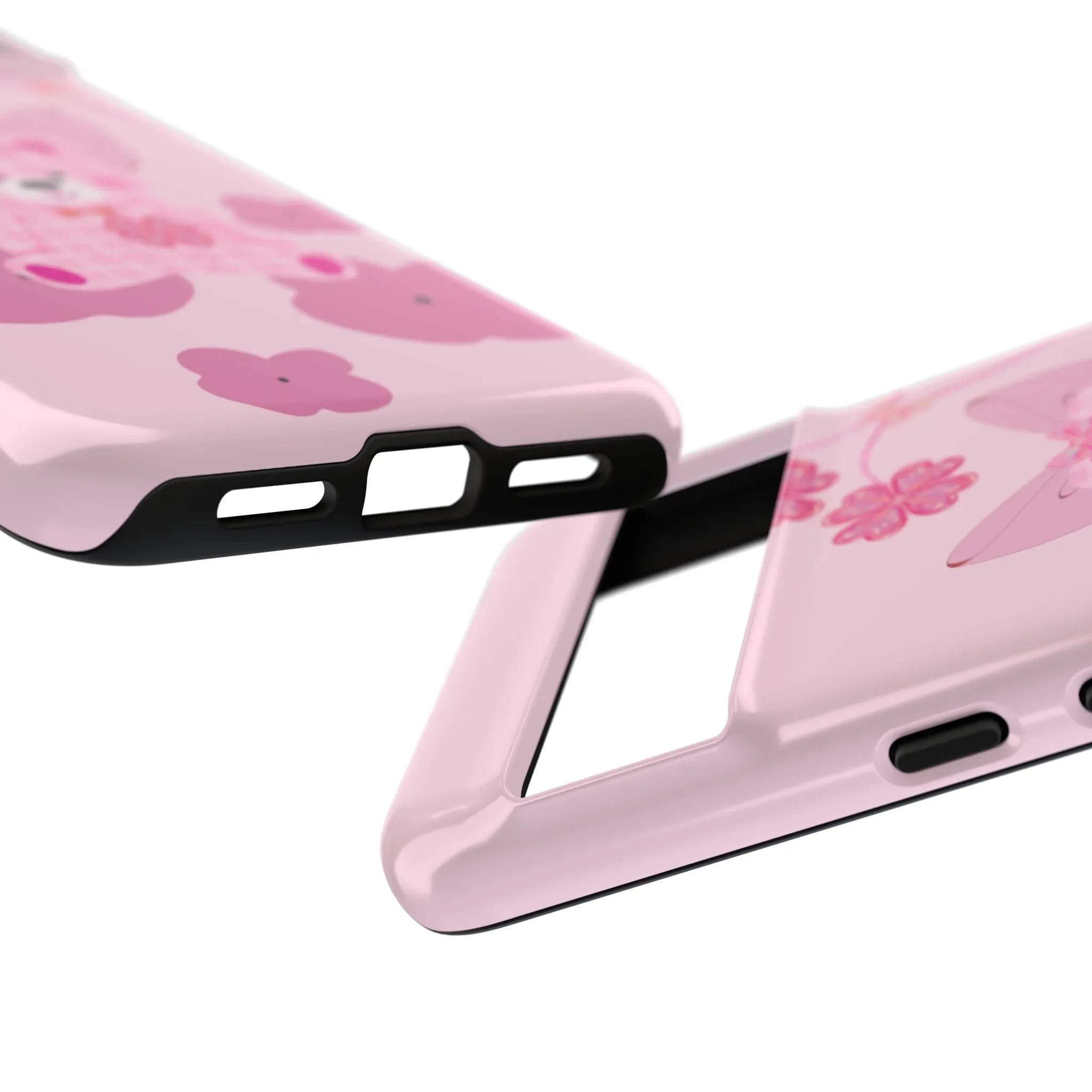 Pink Teddy Bear Phone Cases for iPhone, Pixel and Galaxy - KARARMDESIGN