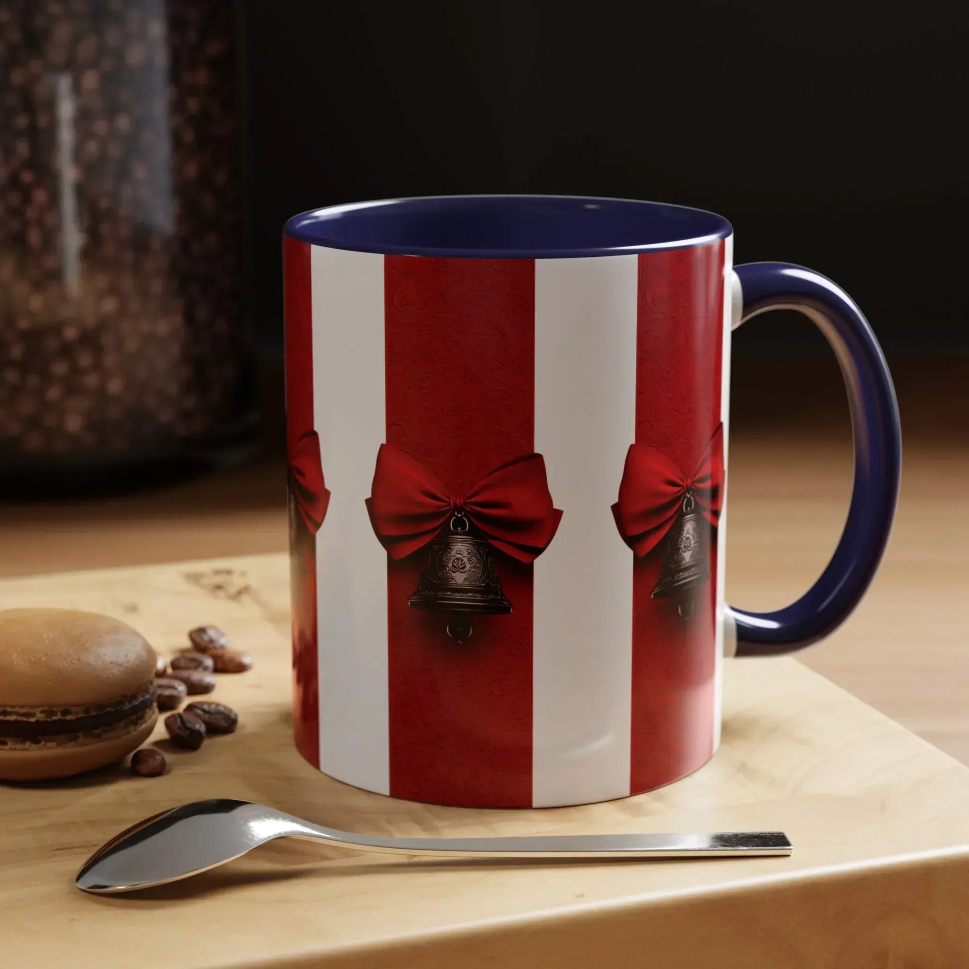 Holiday Bells Mug - Accent Coffee Mug (11, 15oz) - KARARMDESIGN