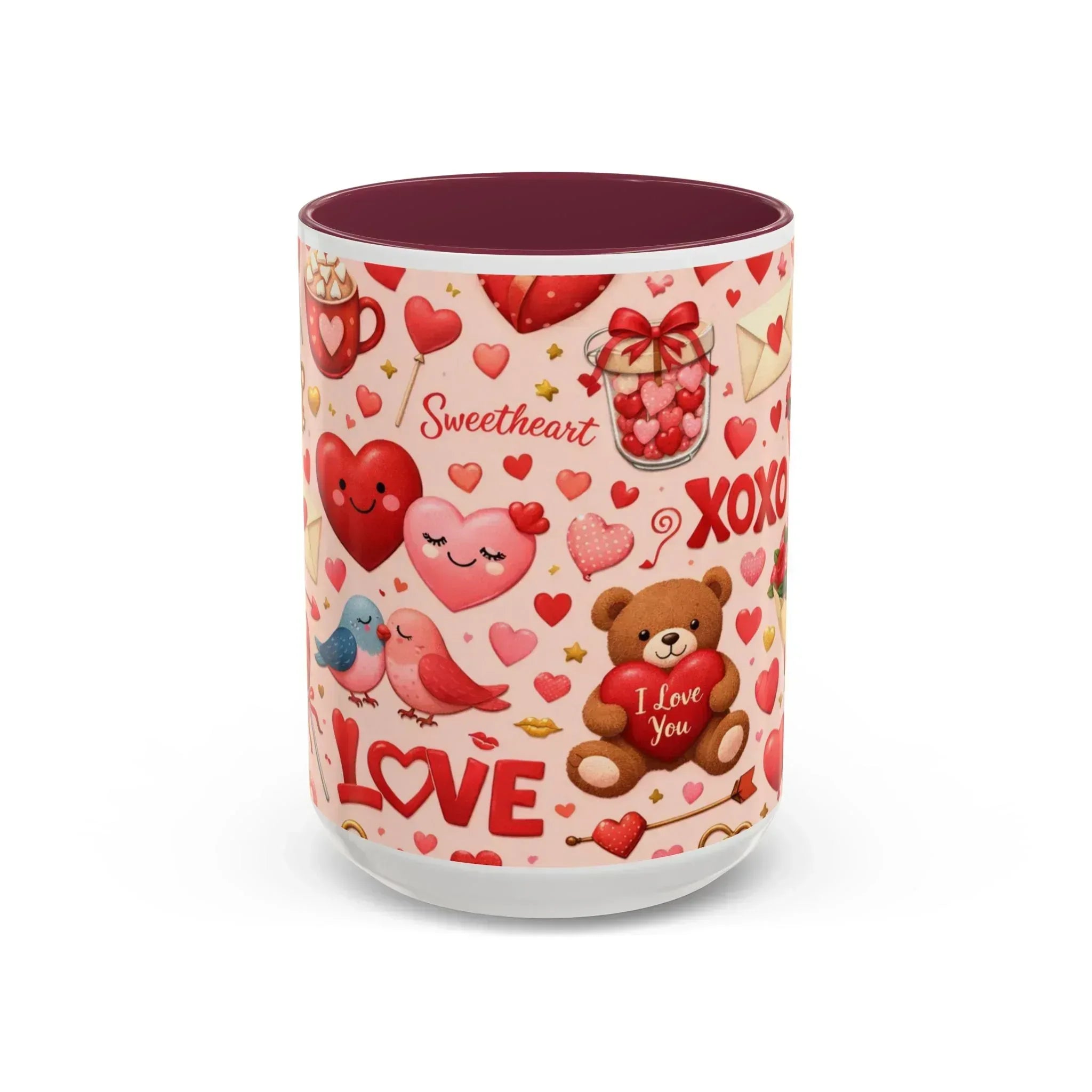 Sweetheart Love Mug - Colorful Mugs (11oz, 15oz) - KARARMDESIGN