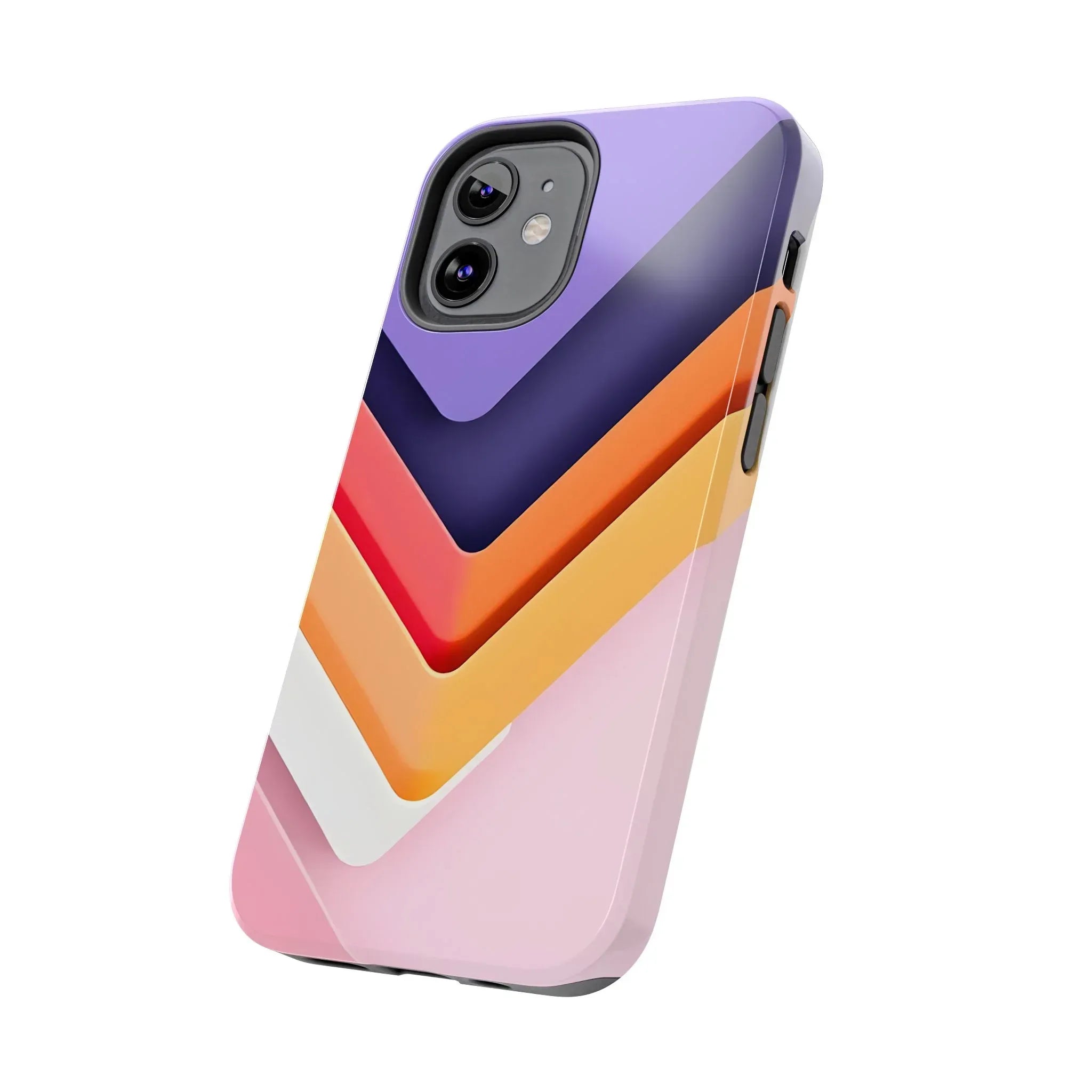 Vibrant Geometric Chevron Phone Case for iPhone and Galaxy - KARARMDESIGN