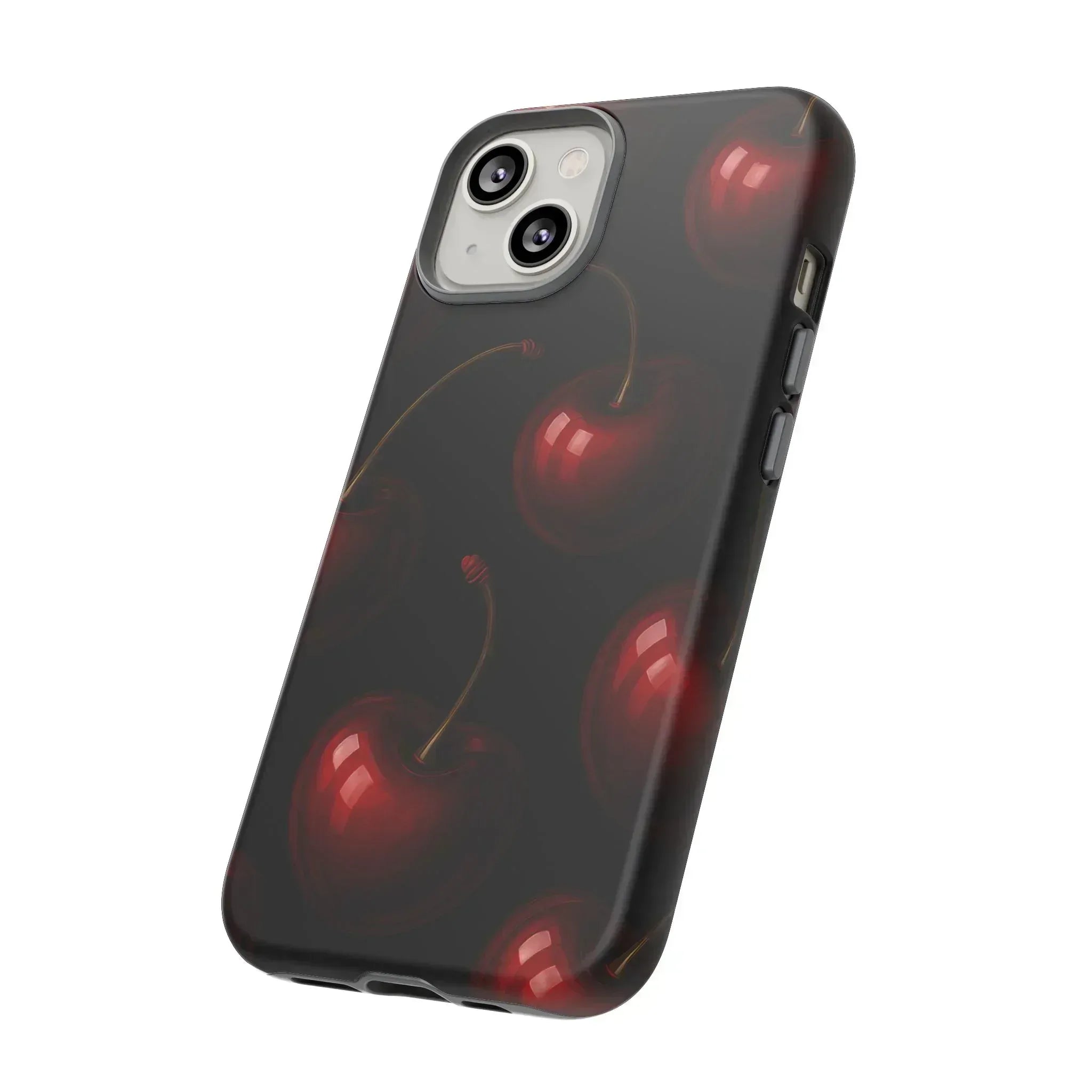 Cherry Phone Case for iPhone X-16 and Galaxy S20-S25 - KARARMDESIGN