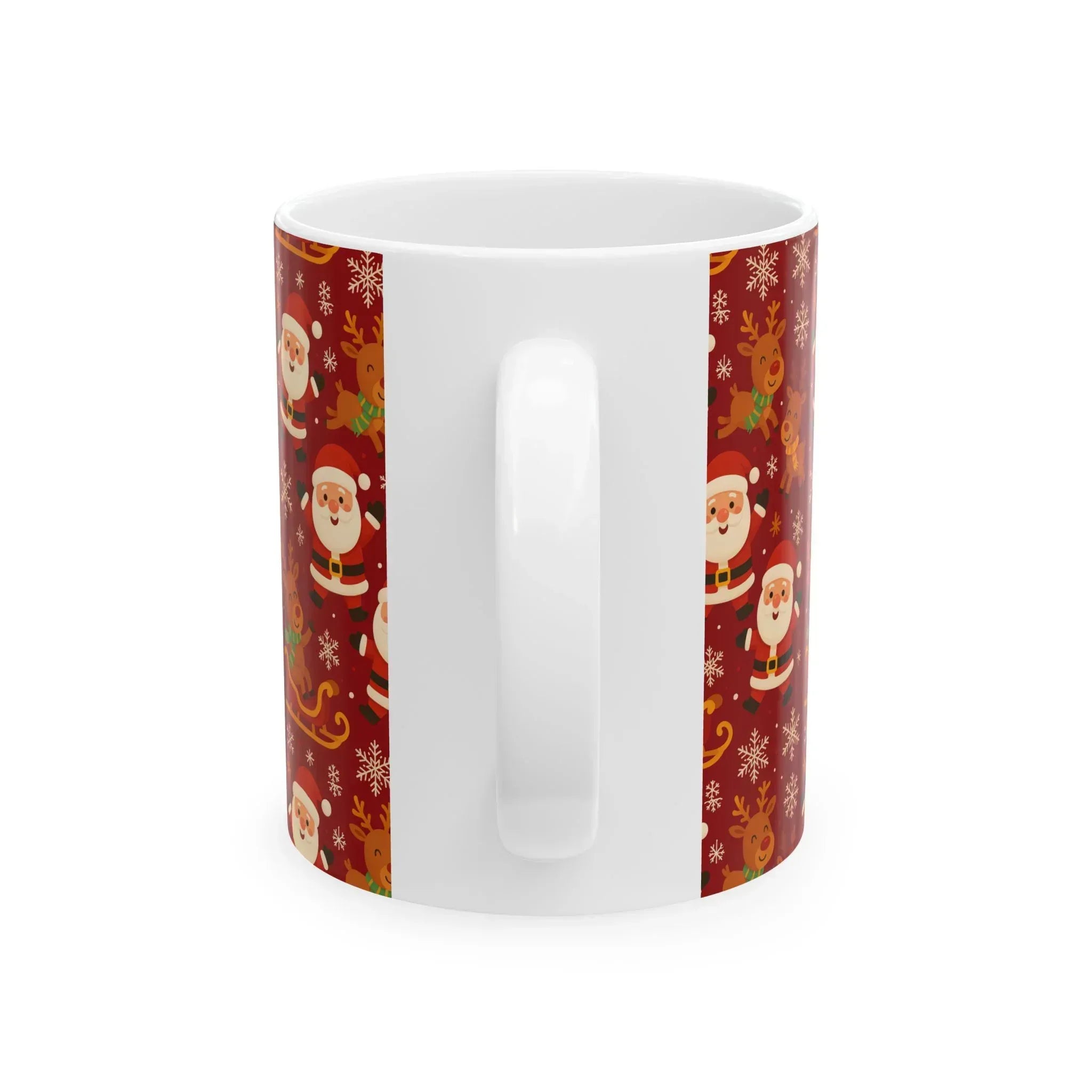 Santa Sleigh Ride Mug - Ceramic Mug, (11oz, 15oz) - KARARMDESIGN