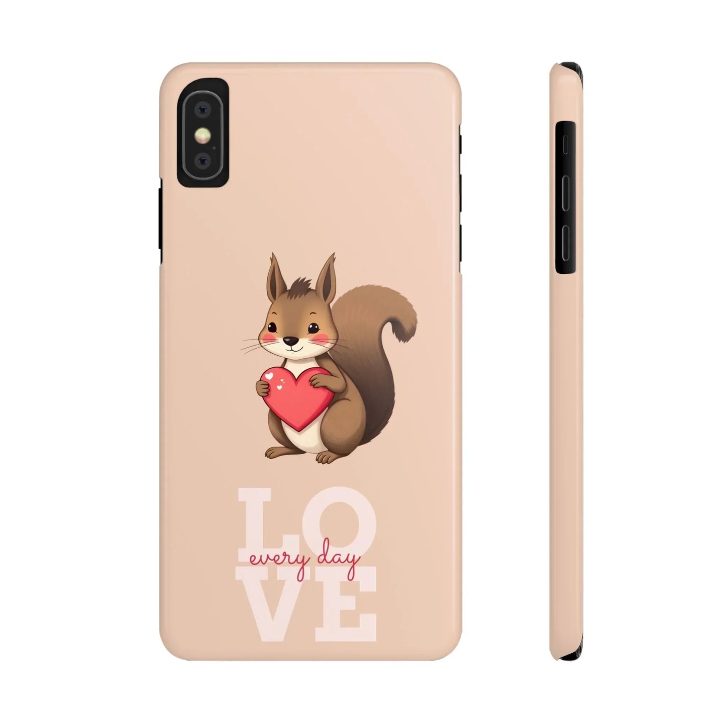 Cute Squirrel Phone Case for iPhone 7 to 16 Series Models - KarArmDesign