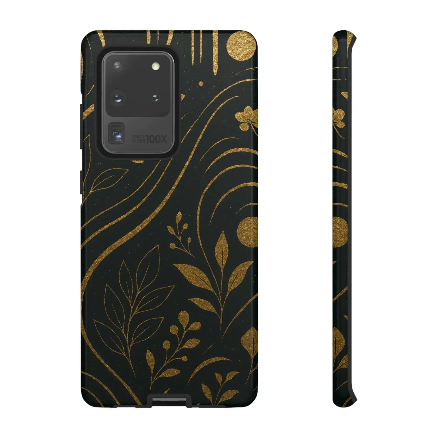 Foil Frenzy Abstract Gold Pattern Phone Case for Samsung Galaxy and Google Pixel - KarArmDesign