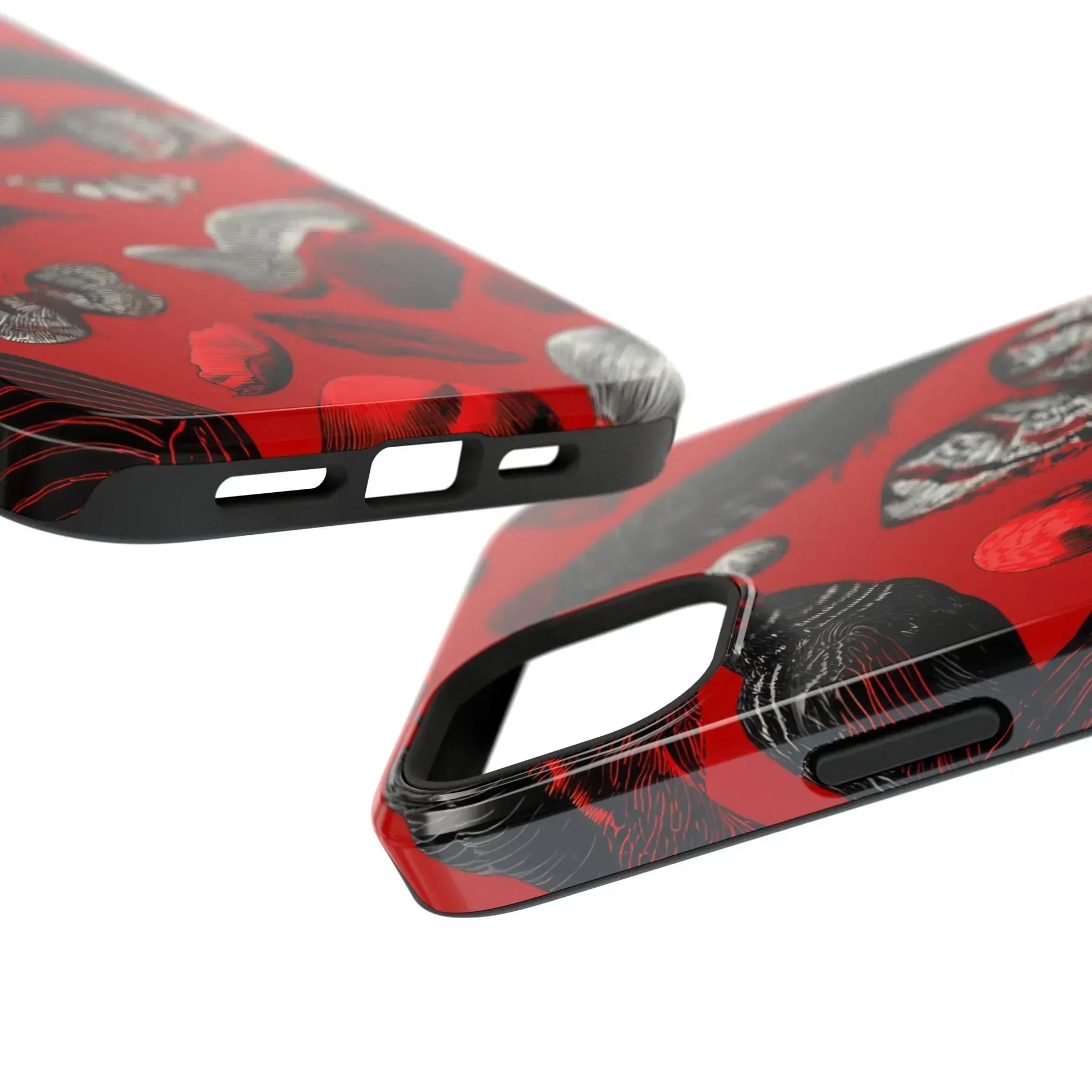 Crimson Wilderness Phone Case for iPhone 11-17 - KARARMDESIGN