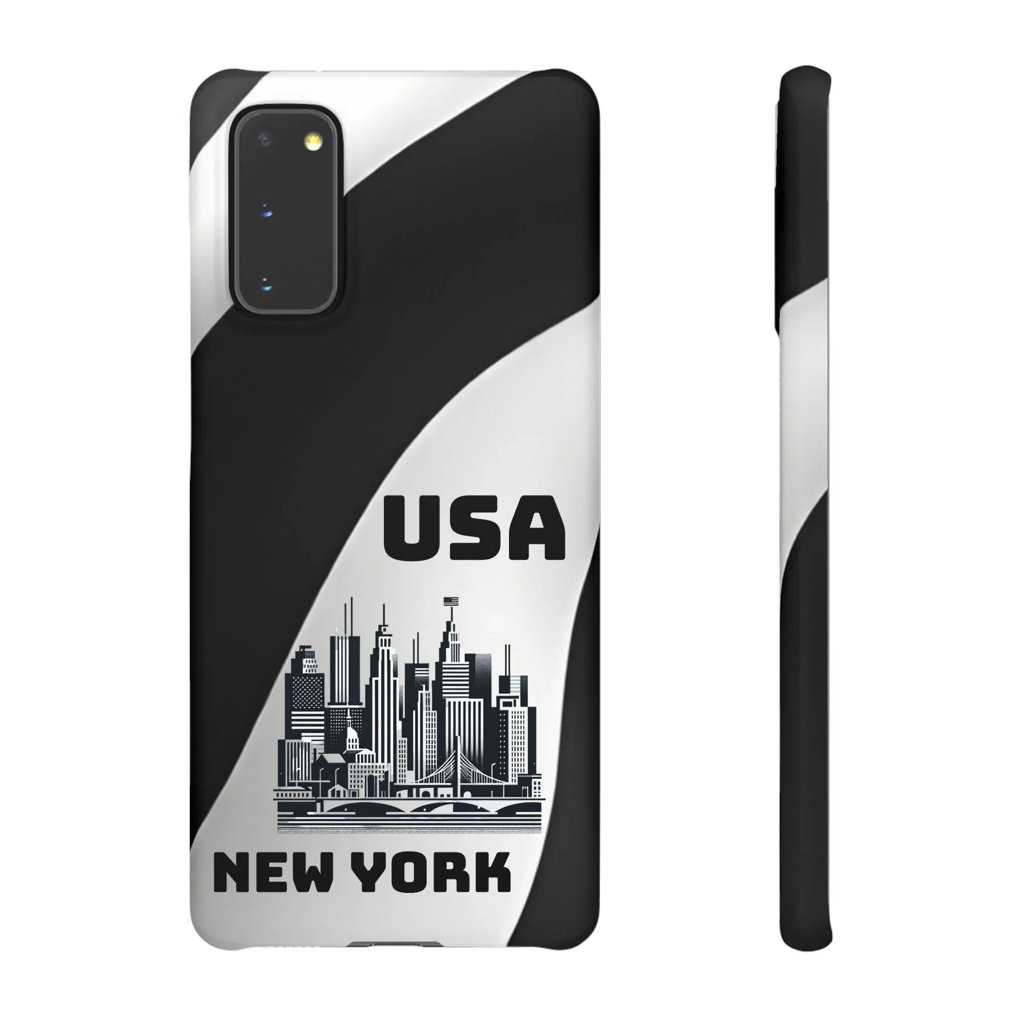 Monochrome New York City Phone Case for iPhone, Galaxy & Pixel - KARARMDESIGN