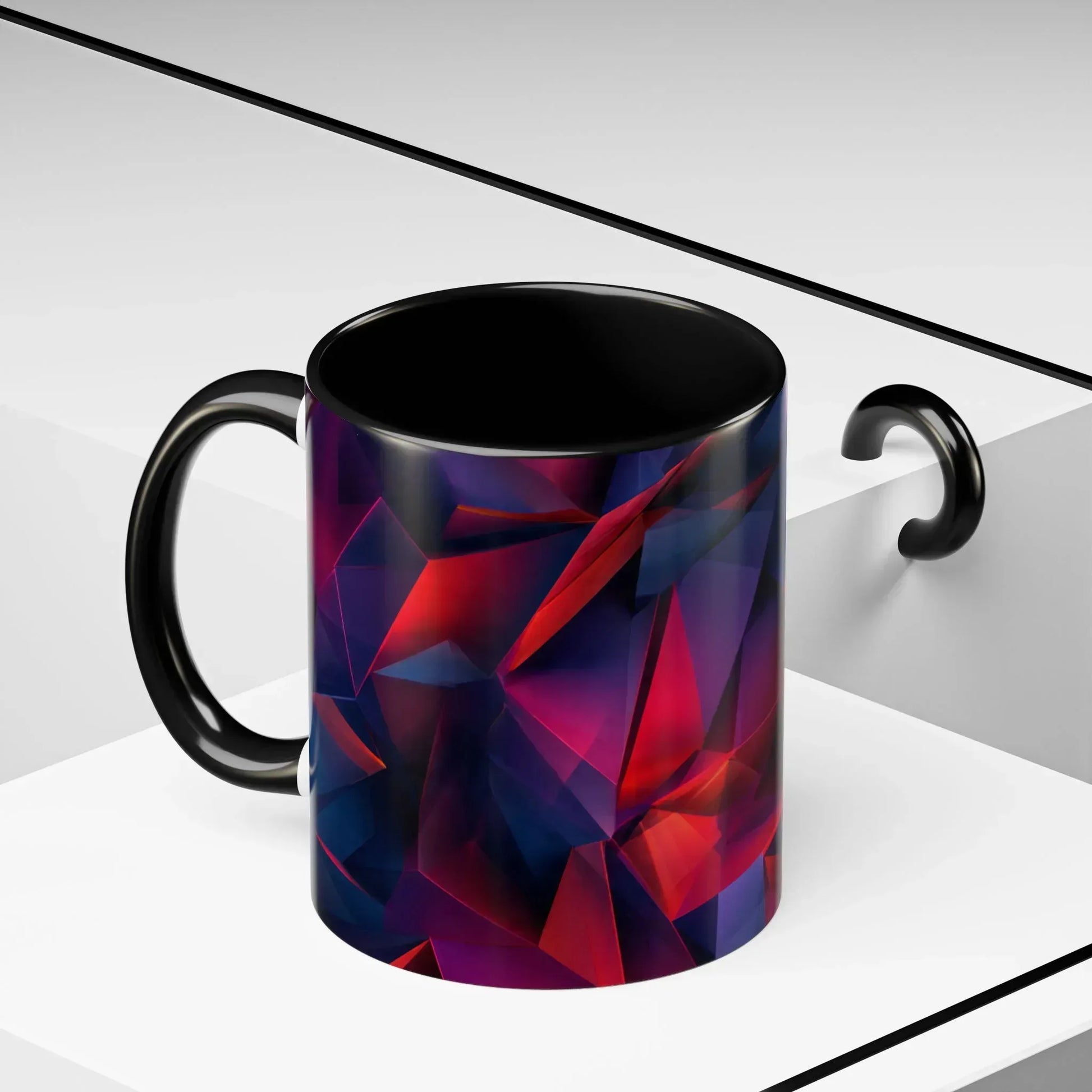 Crystalline Ember Ceramic Mug - Accent Coffee Mug (11, 15oz) - KARARMDESIGN