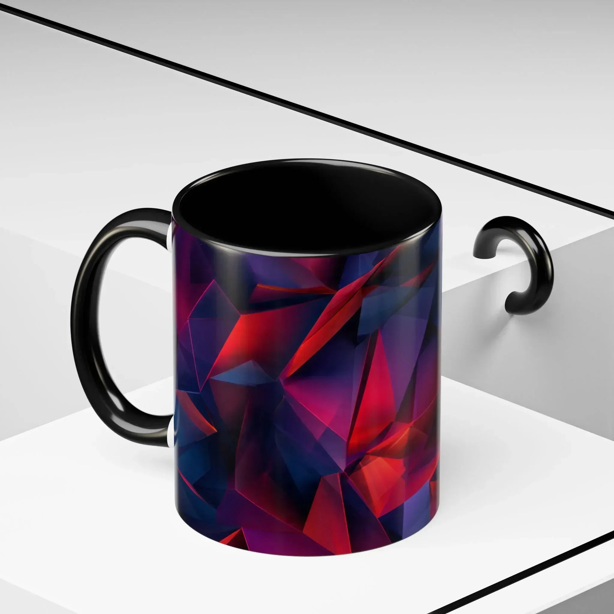 Crystalline Ember Ceramic Mug - Accent Coffee Mug (11, 15oz) - KARARMDESIGN