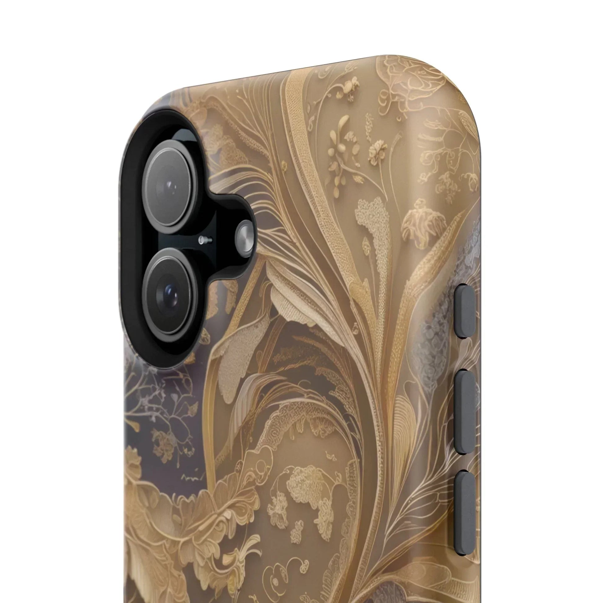 Botanical Luxury Design Impact-Resistant Phone Case for iPhone 12-16 and Galaxy S21-S22 Models - KarArmDesign