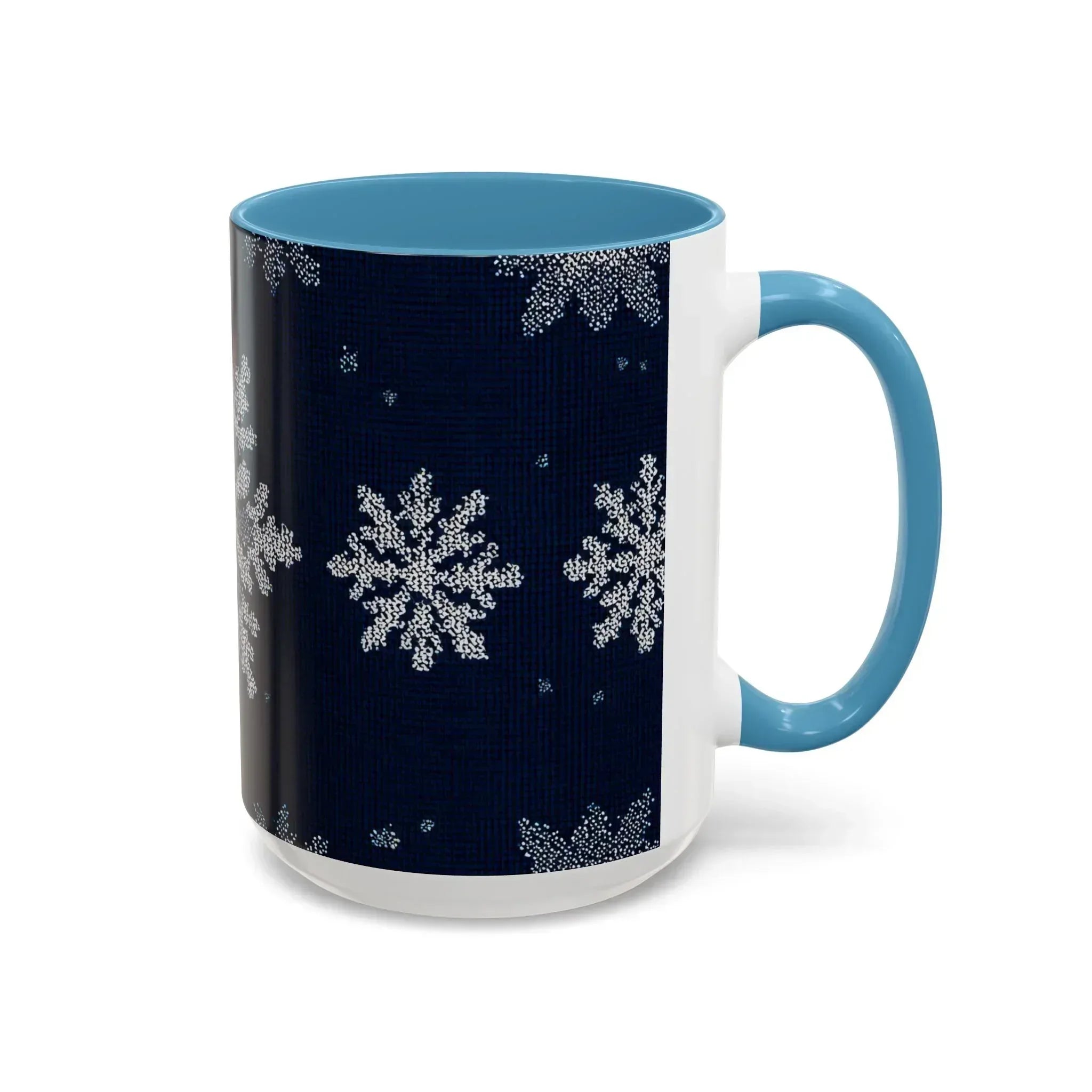 Snowflake Mug - Accent Coffee Mug (11, 15oz) - KARARMDESIGN