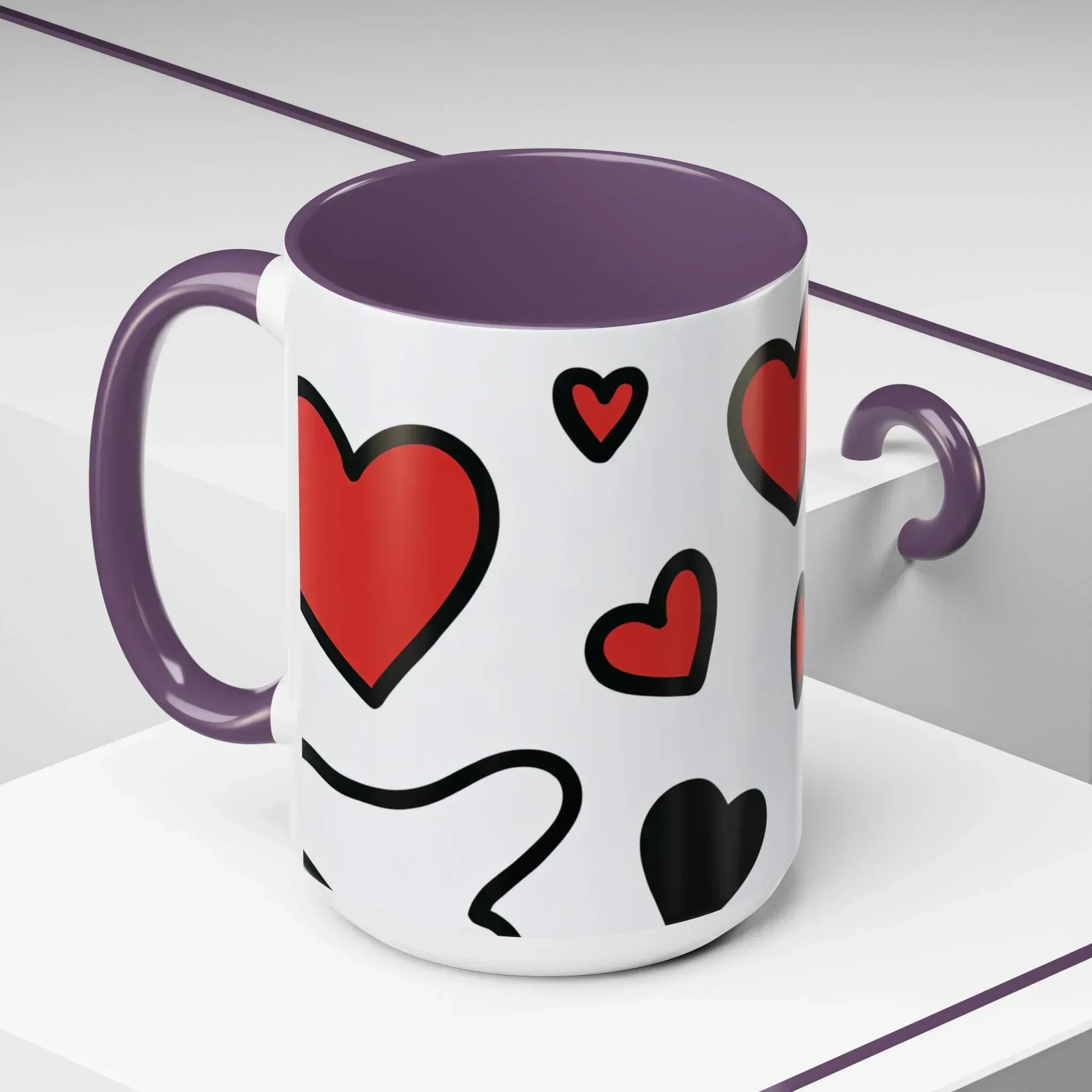 Love Overflow Mug – Accent Coffee Mug (11, 15oz) - KARARMDESIGN