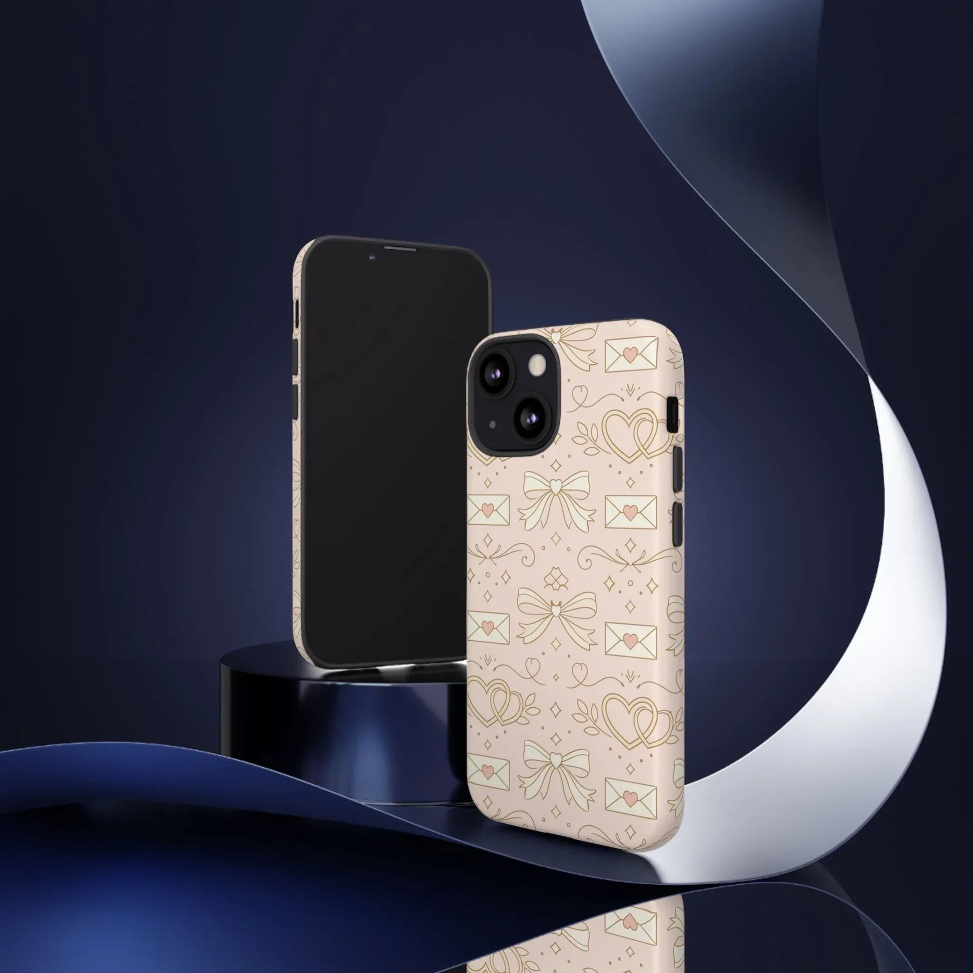 Sweet Romance Tough Phone Case for iPhone 11–17 & Galaxy S10–S25 - KARARMDESIGN