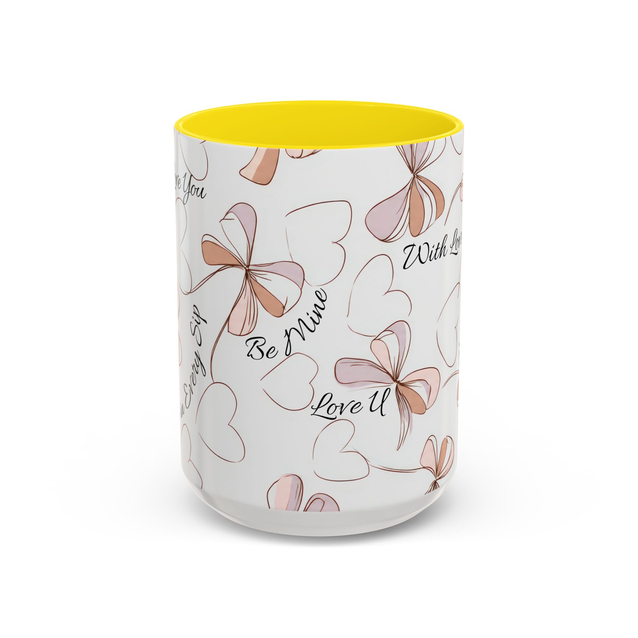 Love Messages Accent Coffee Mug (11, 15oz)