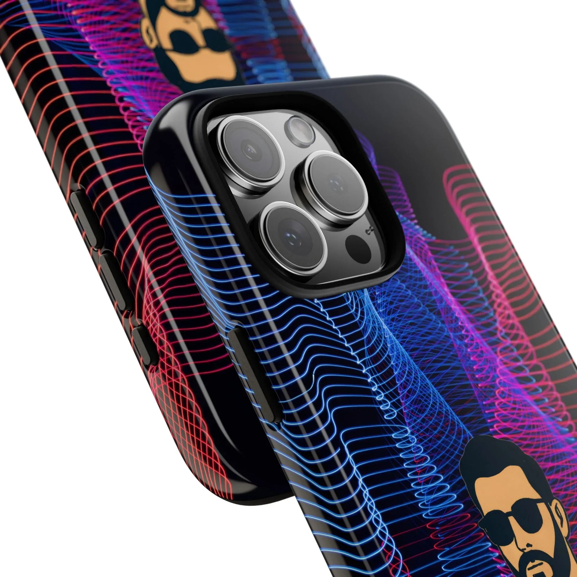 Bearded Style Phone Case for iPhone 11-17 and Galaxy S20-S25 - KARARMDESIGN