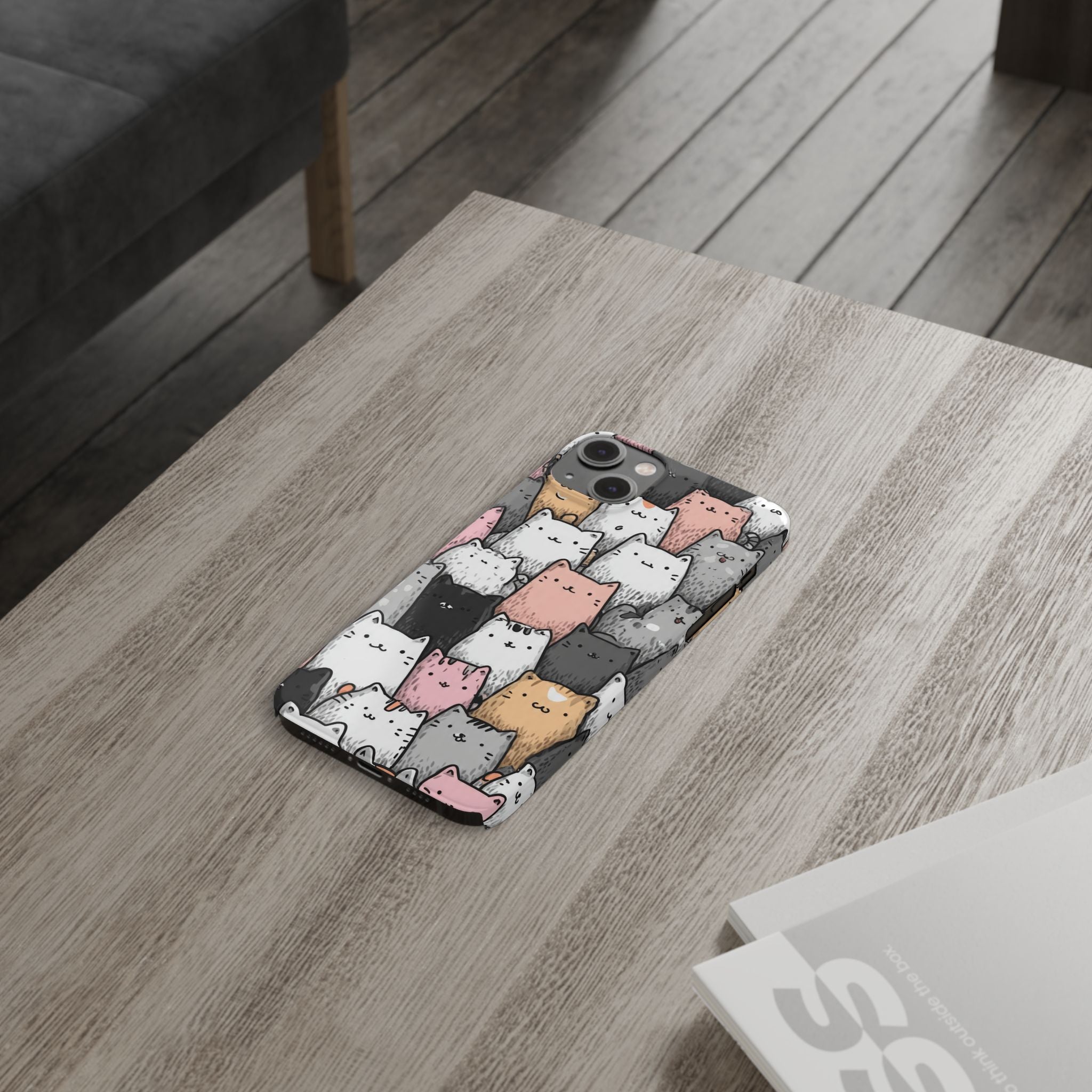 Cat Carnival Phone Case for iPhone 11-17 Models - KARARMDESIGN