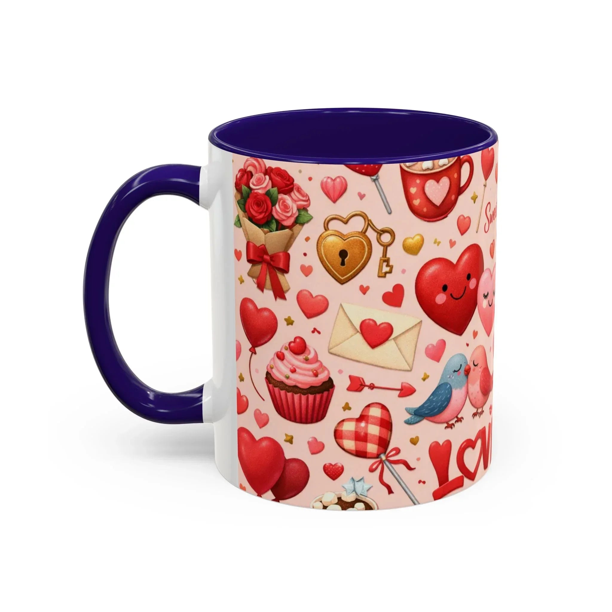 Sweetheart Love Mug - Colorful Mugs (11oz, 15oz) - KARARMDESIGN