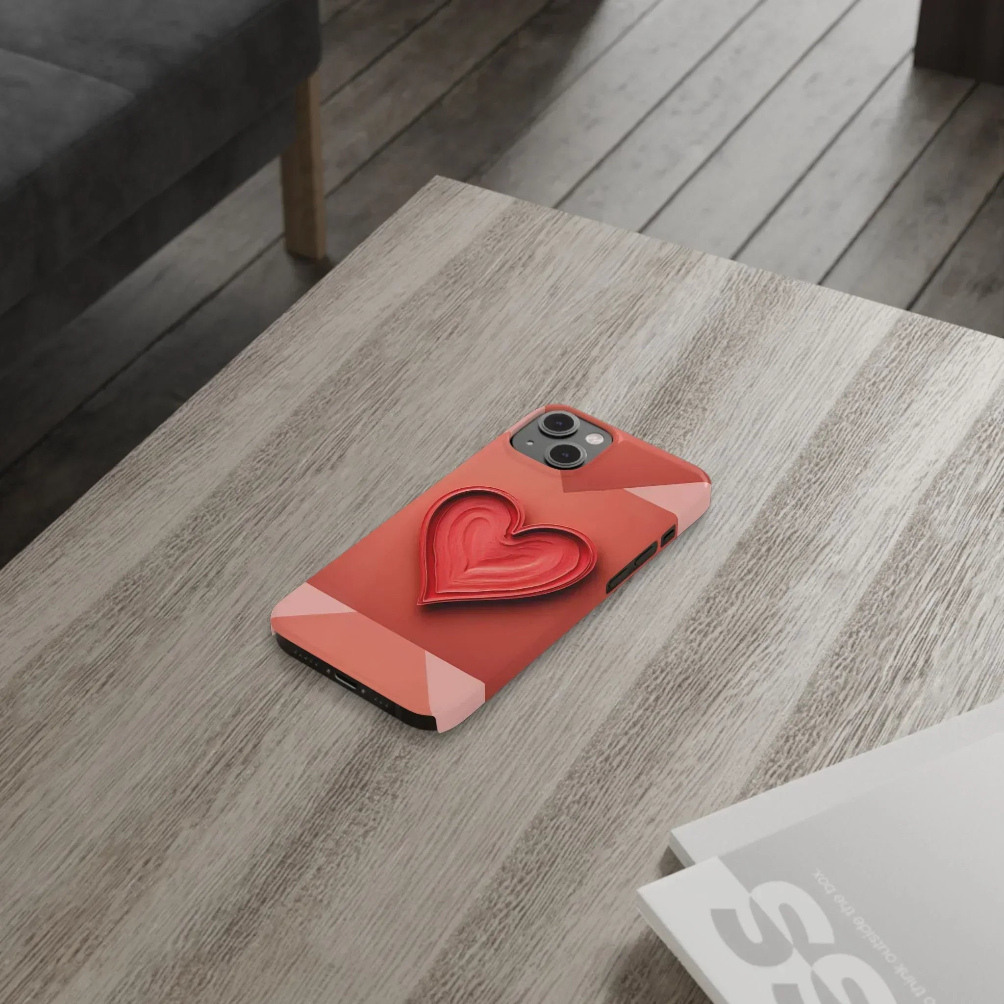 Heart Design Phone Case for iPhone 11-17 - KARARMDESIGN