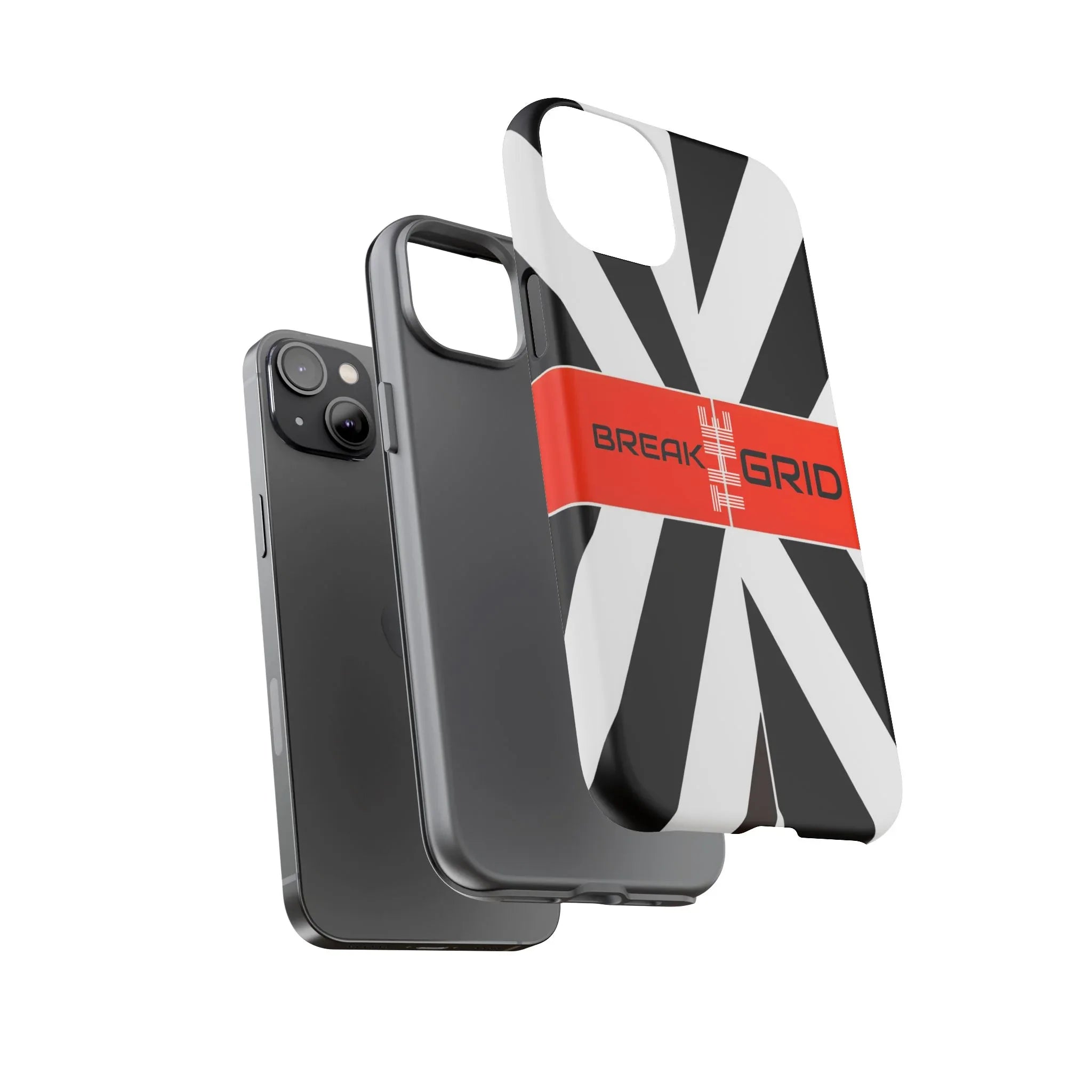 Break The Grid Phone Case for iPhone 11–16 and Galaxy S20–S25 - KARARMDESIGN