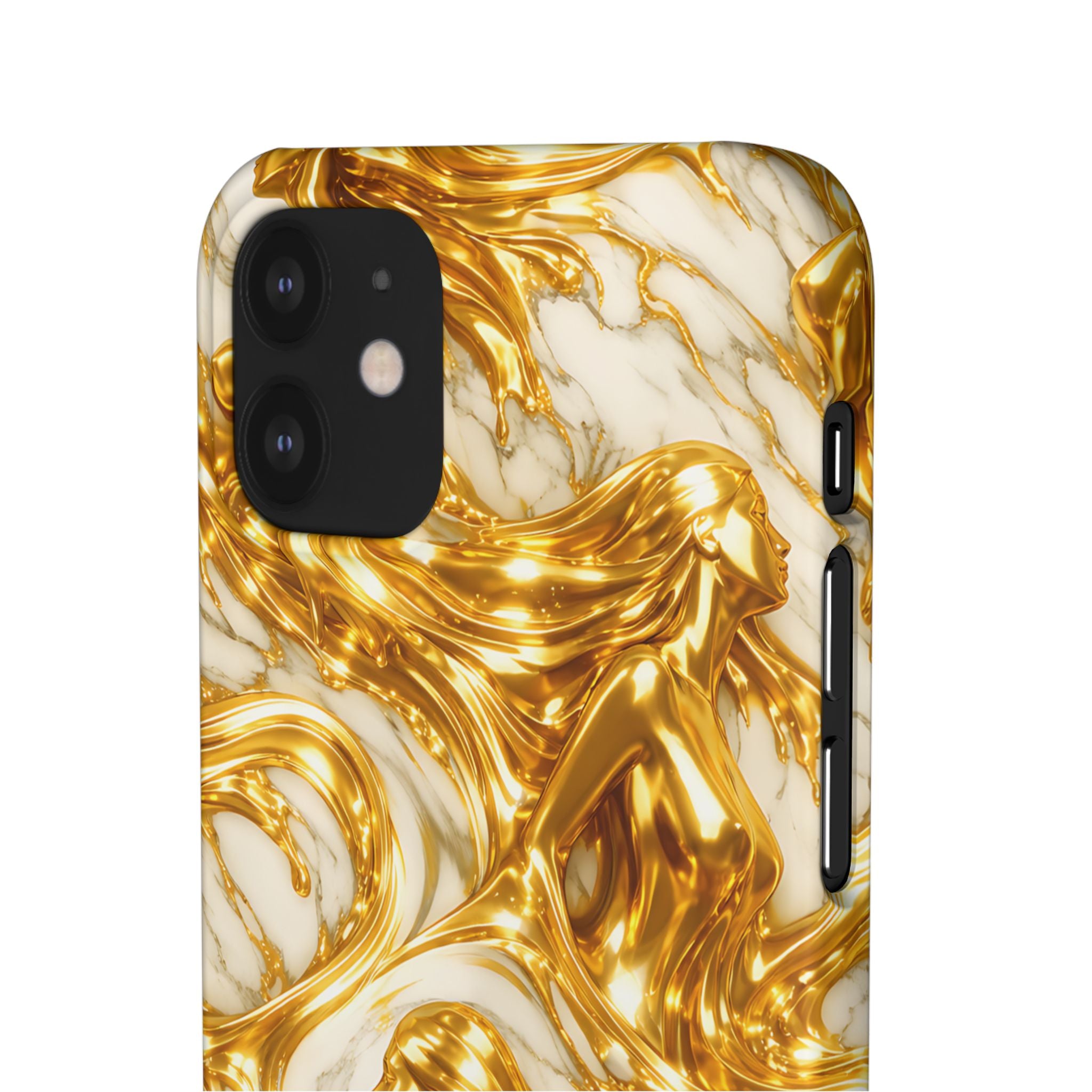 Divine Gold Woman Snap Phone Case for iPhone & Galaxy