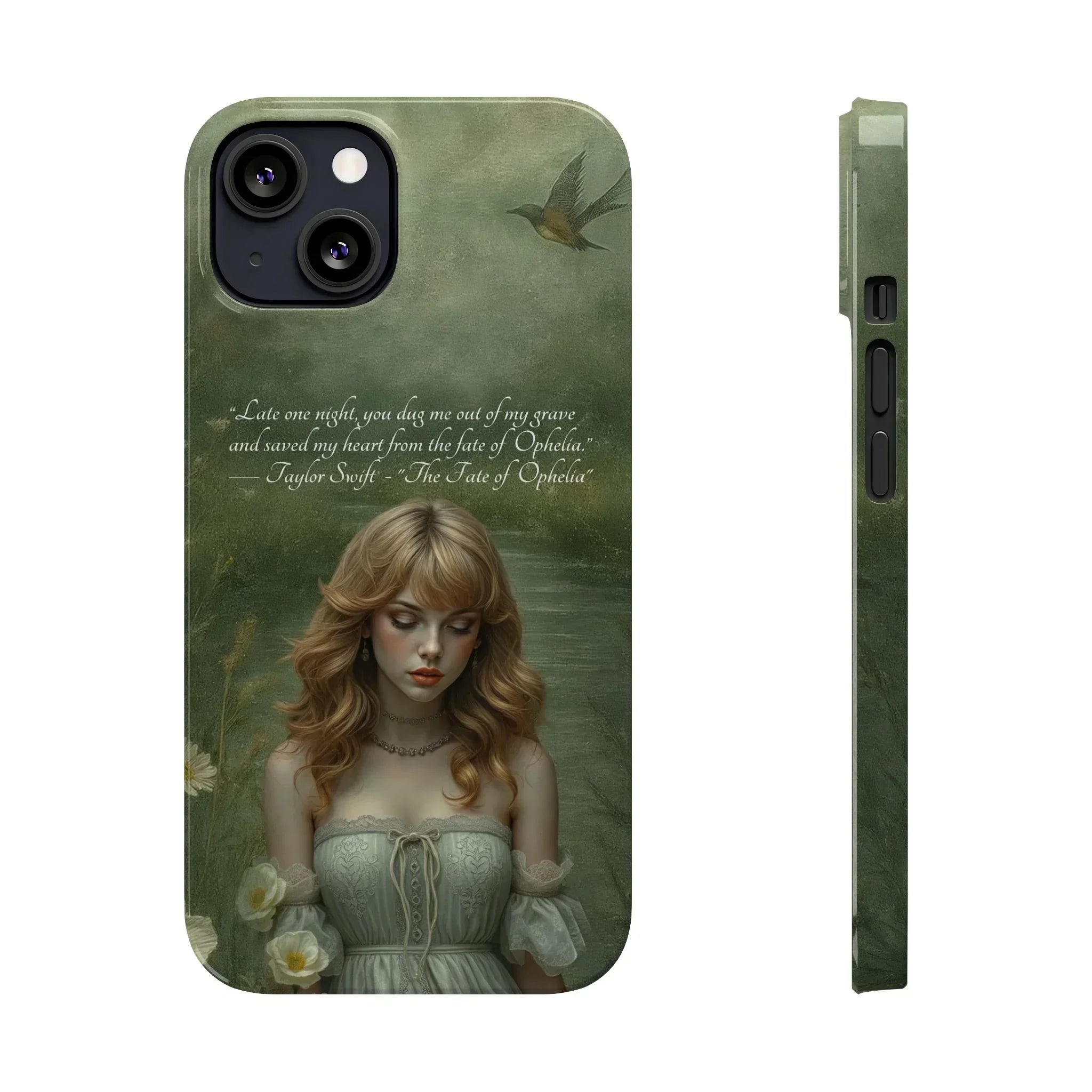 "Melancholic Ophelia" Phone Case for iPhone 11-17 Models - KARARMDESIGN