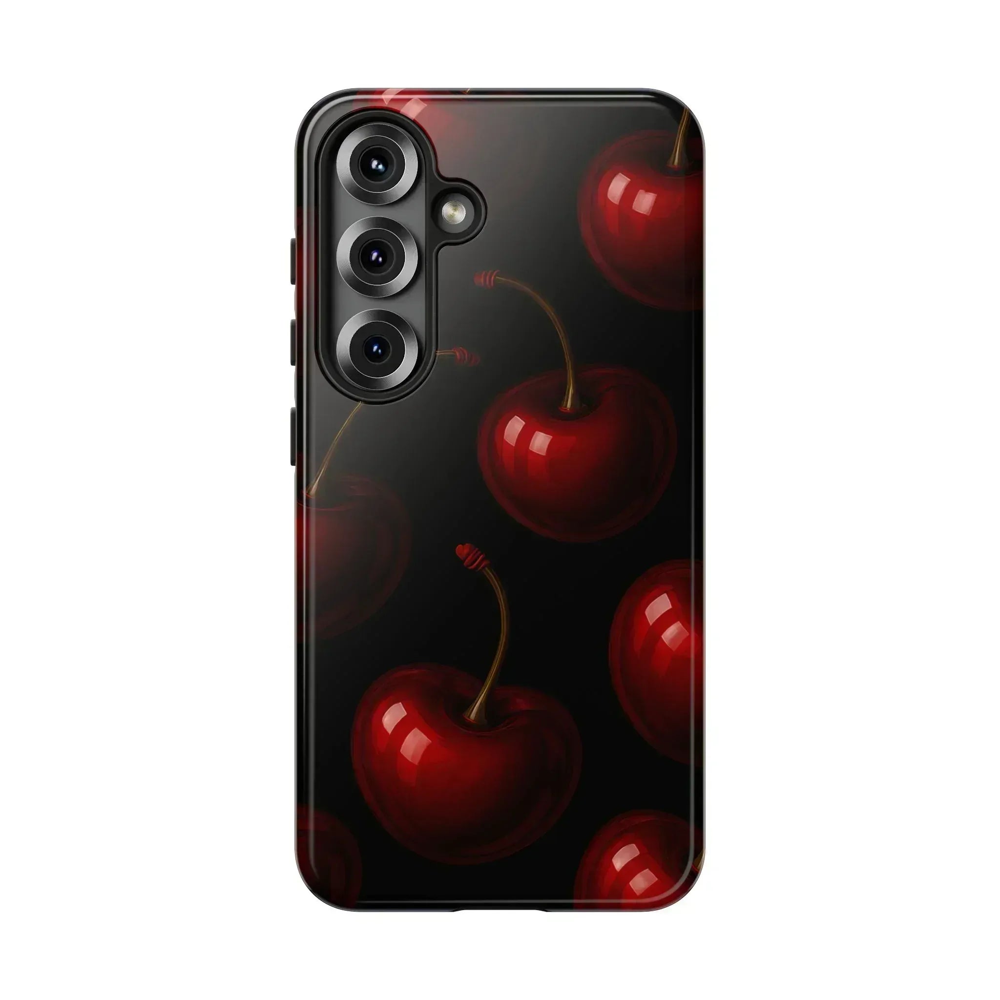 Cherry Phone Case for iPhone X-16 and Galaxy S20-S25 - KARARMDESIGN