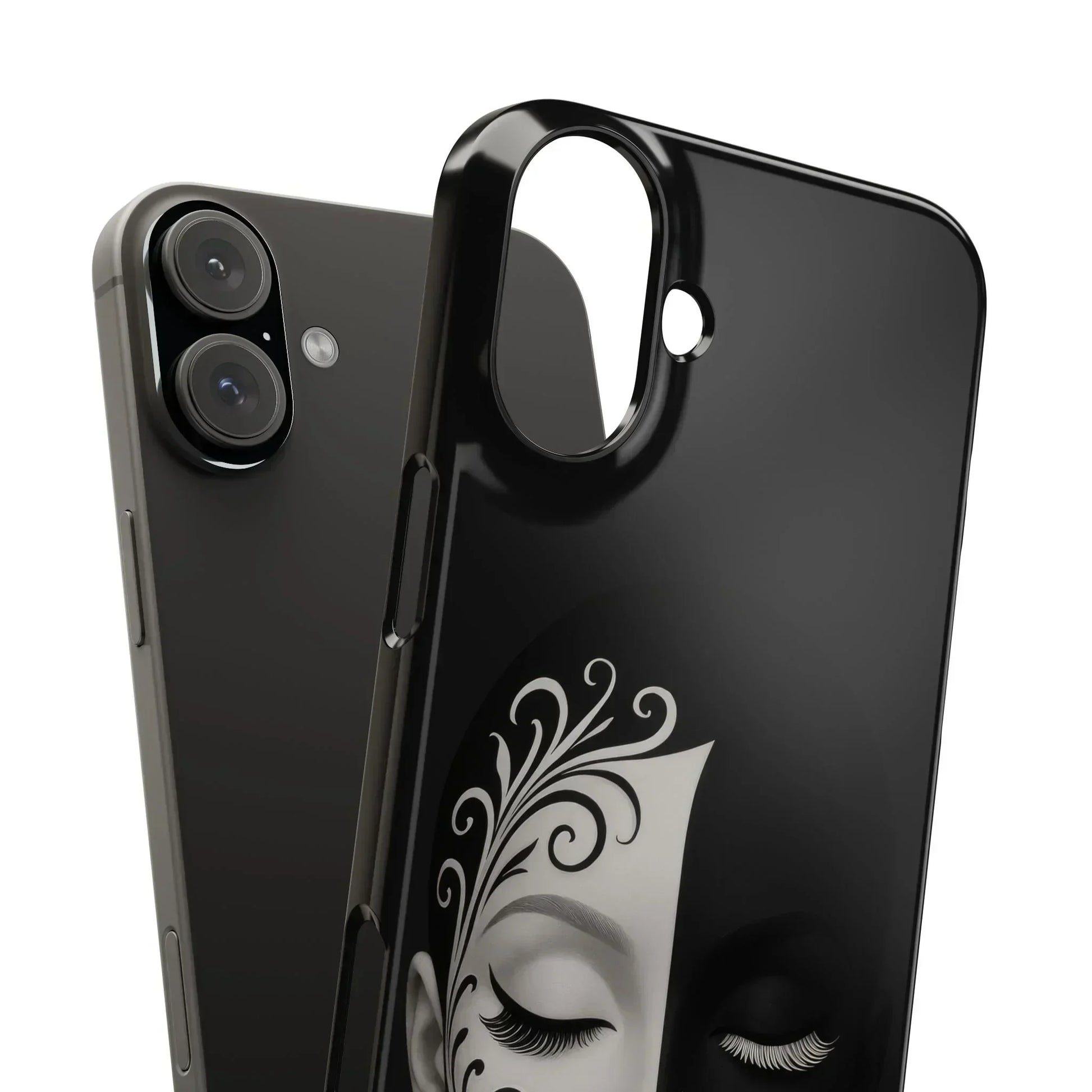 Artistic Head Design Phone Case for iPhone 7-16 Models - KarArmDesign