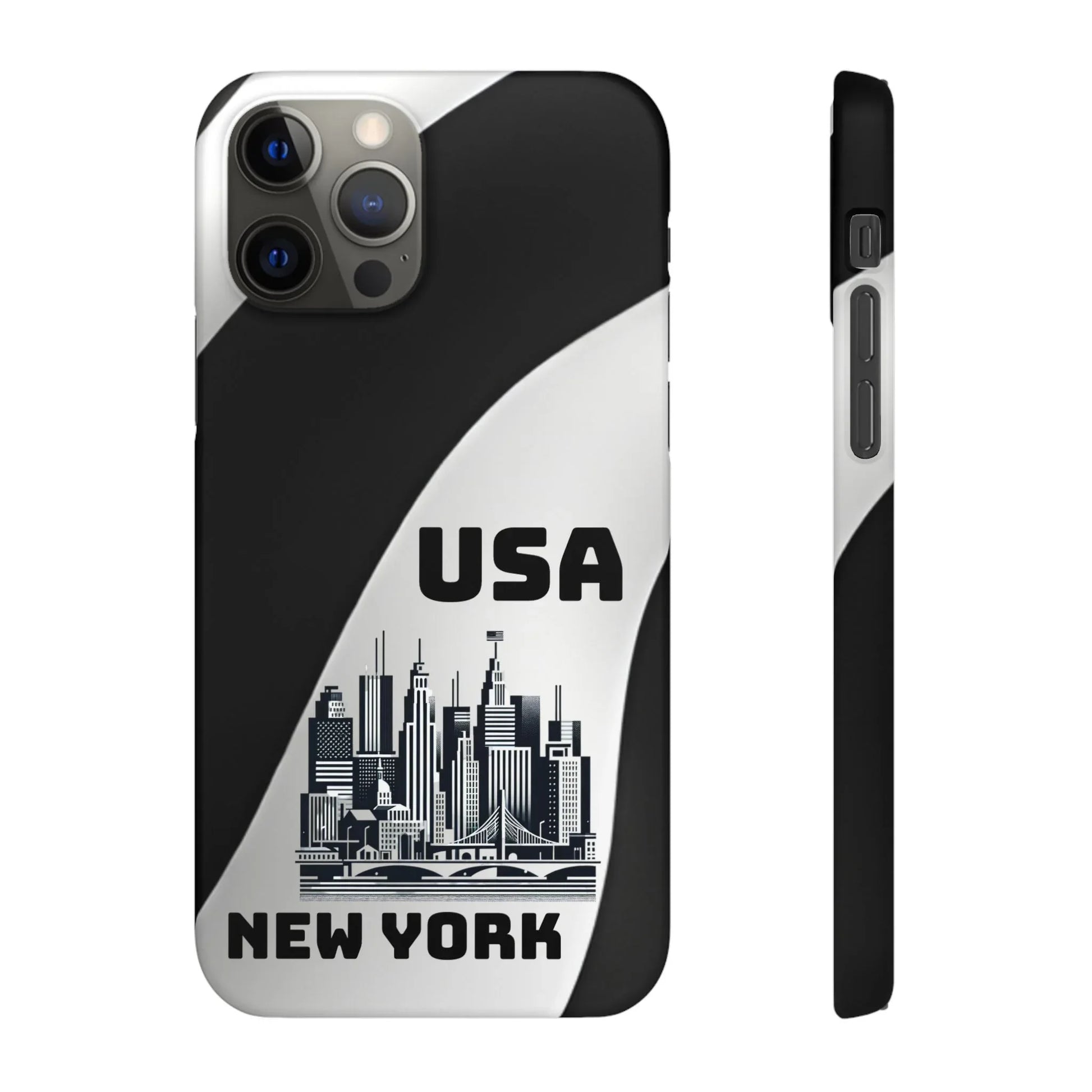Monochrome New York City Phone Case for iPhone, Galaxy & Pixel - KARARMDESIGN