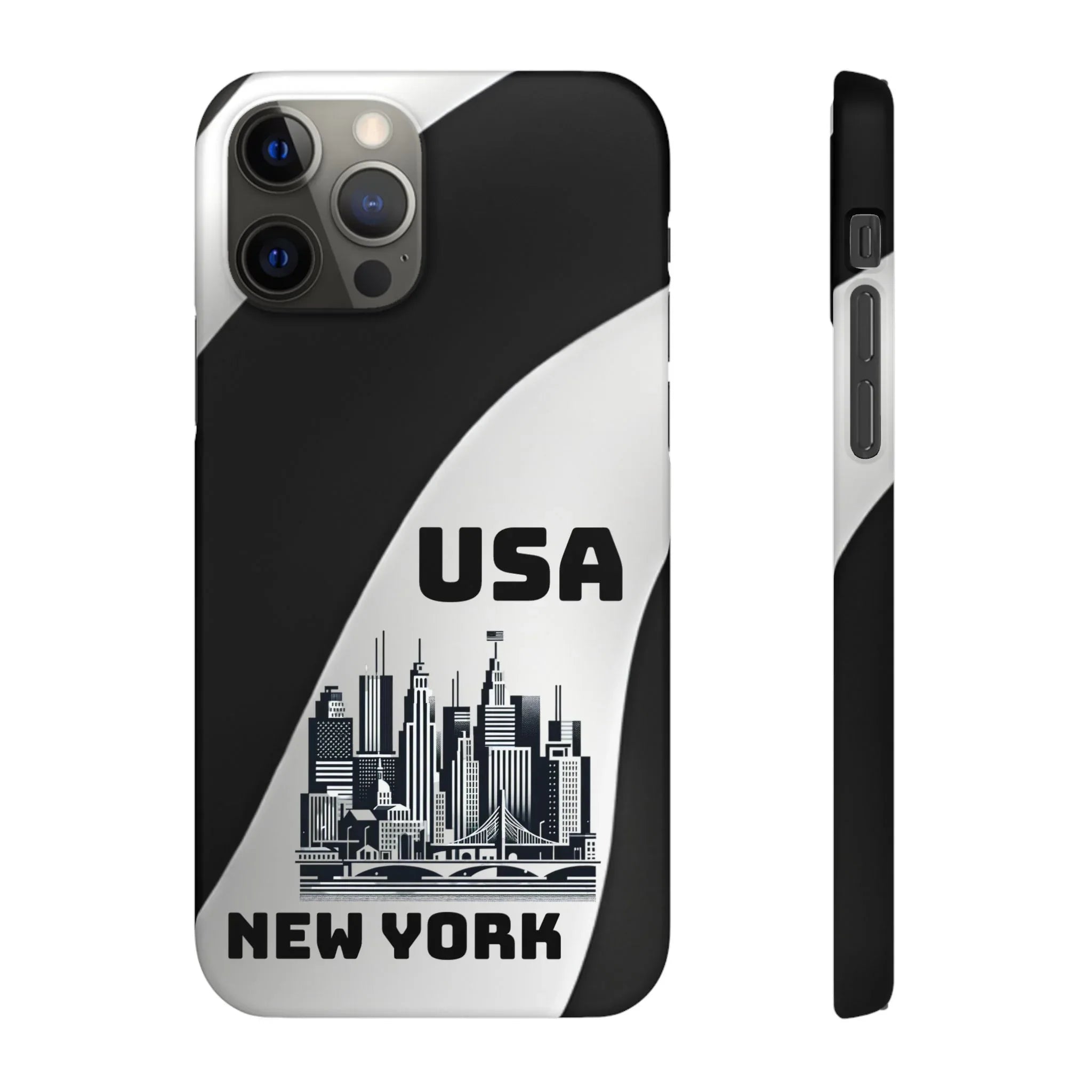 Monochrome New York City Phone Case for iPhone, Galaxy & Pixel - KARARMDESIGN